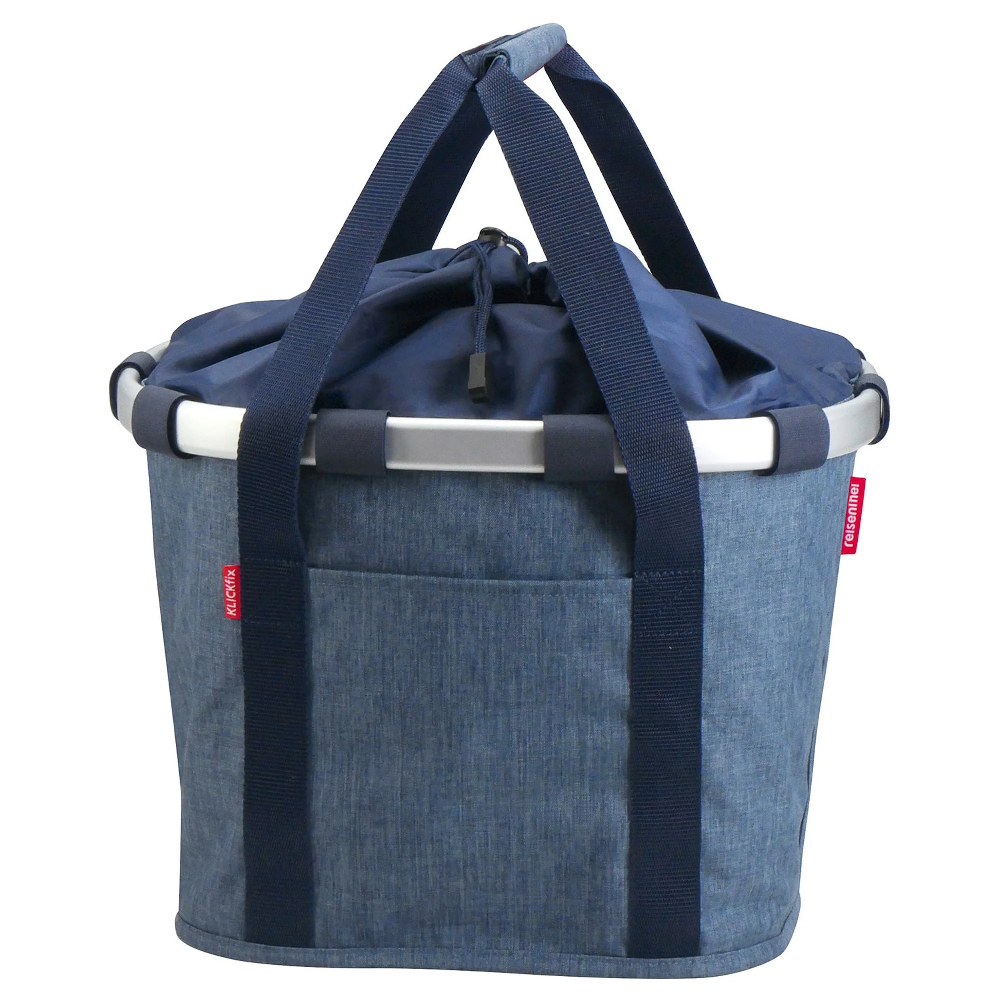 KLICKfix reisenthel Bikebasket 15 - Lenkerkorb 35 cm (twist blue)