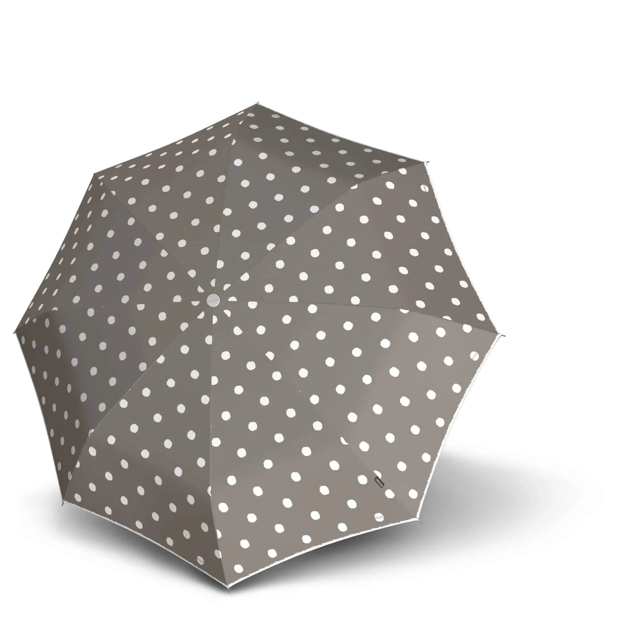 Knirps T.200 M Duomatic - Taschenschirm Regenschirm (dot art taupe) - Image 2