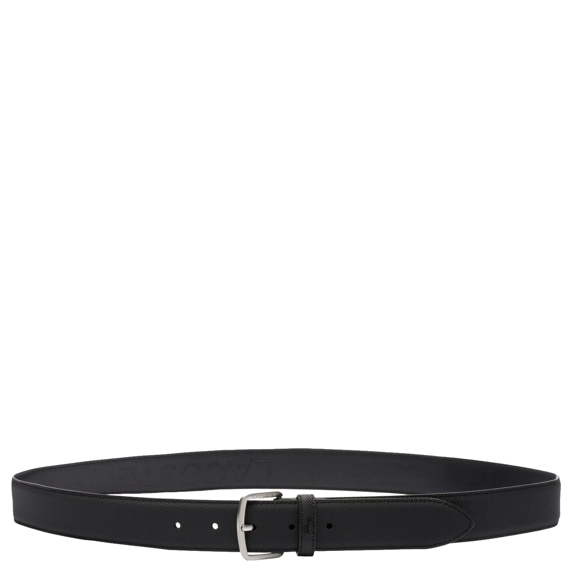 Lacoste Accessoire - Gürtel 3.5 cm Leder (black, 115 cm) - Image 3