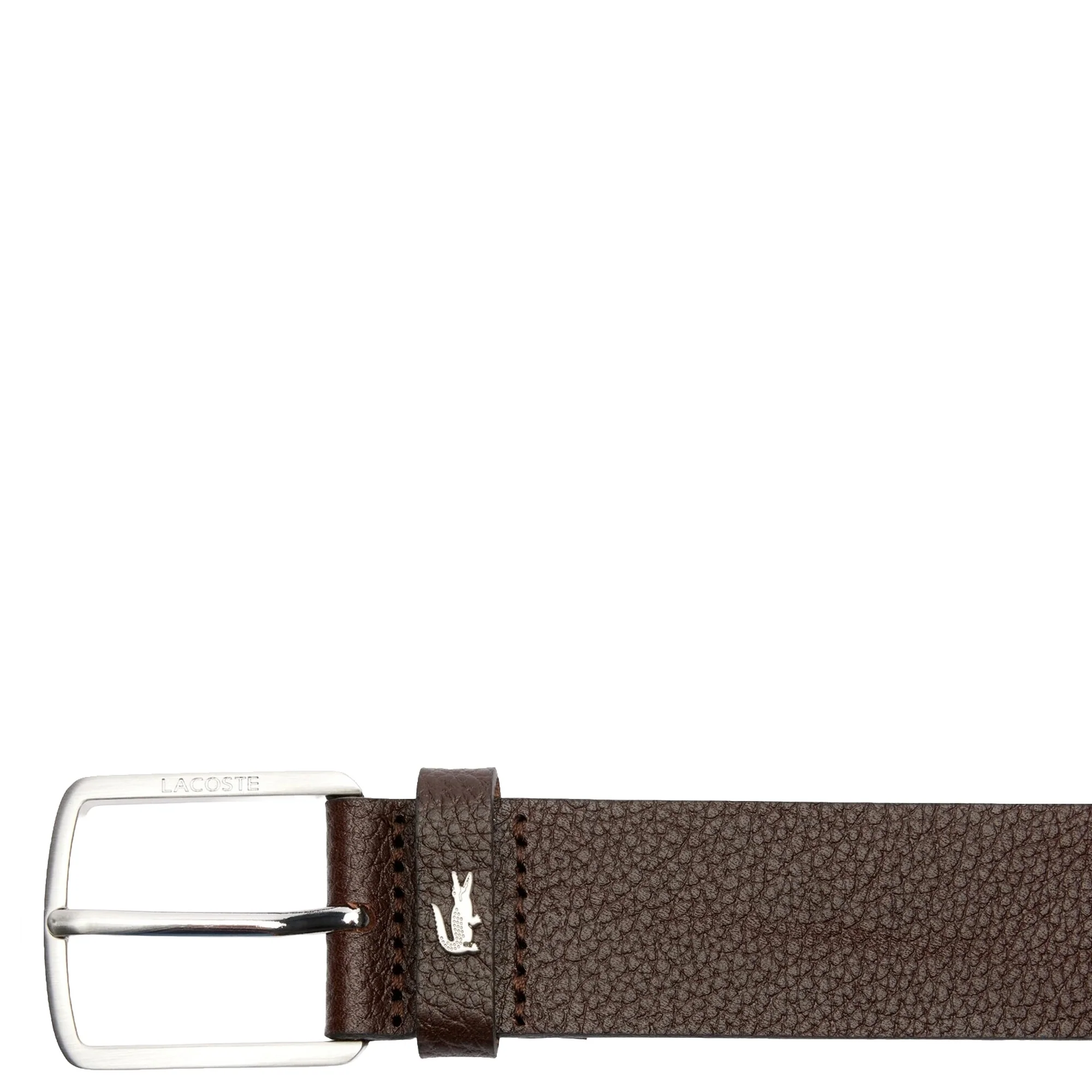 Lacoste Accessoire - Gürtel 3.5 cm Leder (dragonfly used, 110 cm) - Image 2