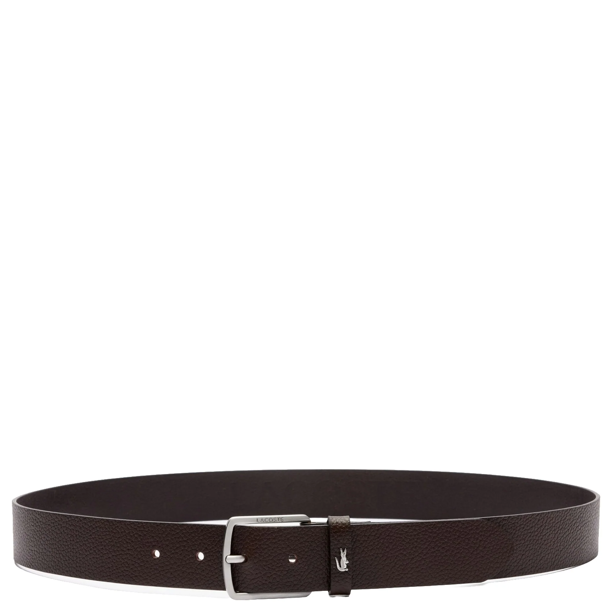Lacoste Accessoire - Gürtel 3.5 cm Leder (dragonfly used, 110 cm) - Image 3