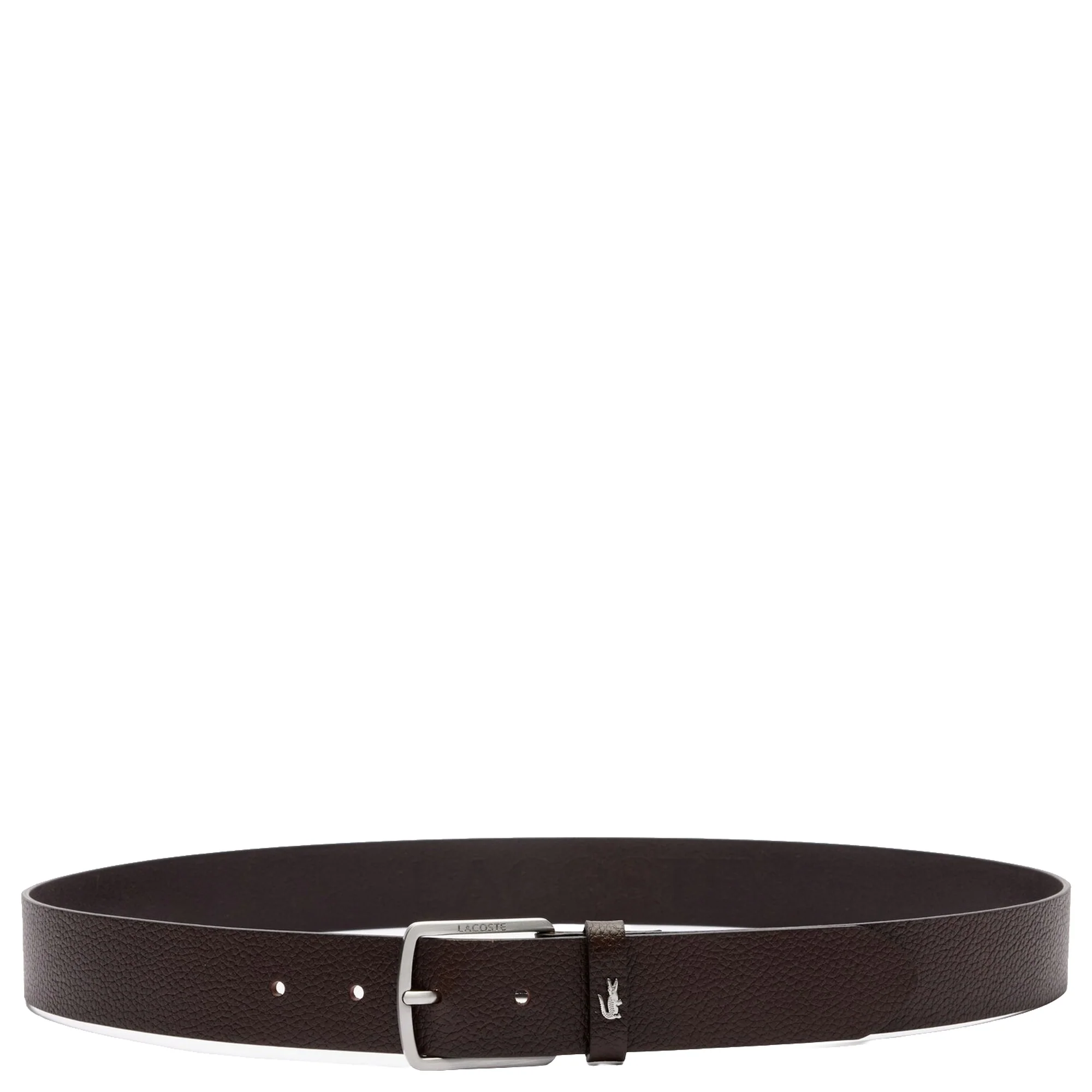 Lacoste Accessoire - Gürtel 3.5 cm Leder (dragonfly used, 95 cm) - Image 3