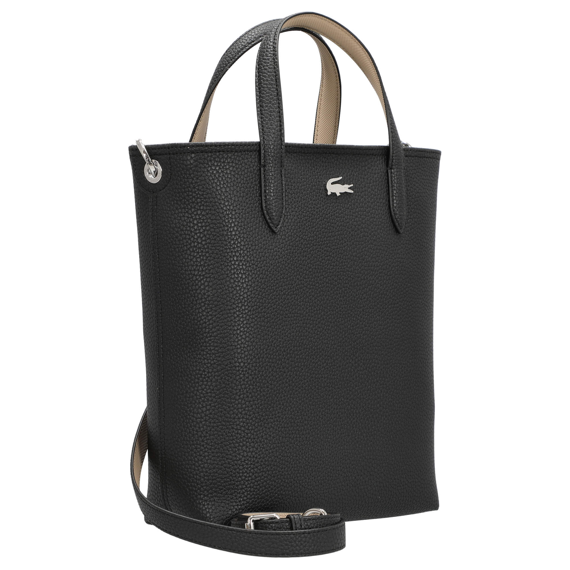 Lacoste Anna - Henkeltasche 29 cm (noir krema) - Image 5