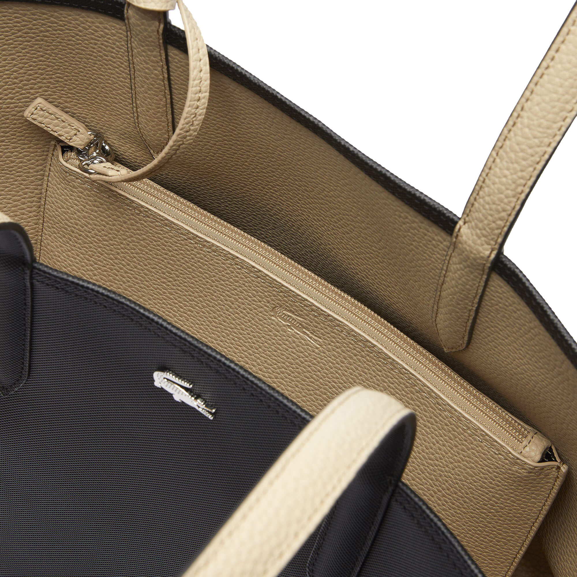 Lacoste Anna - Shopper 35 cm (black sand) - Image 3