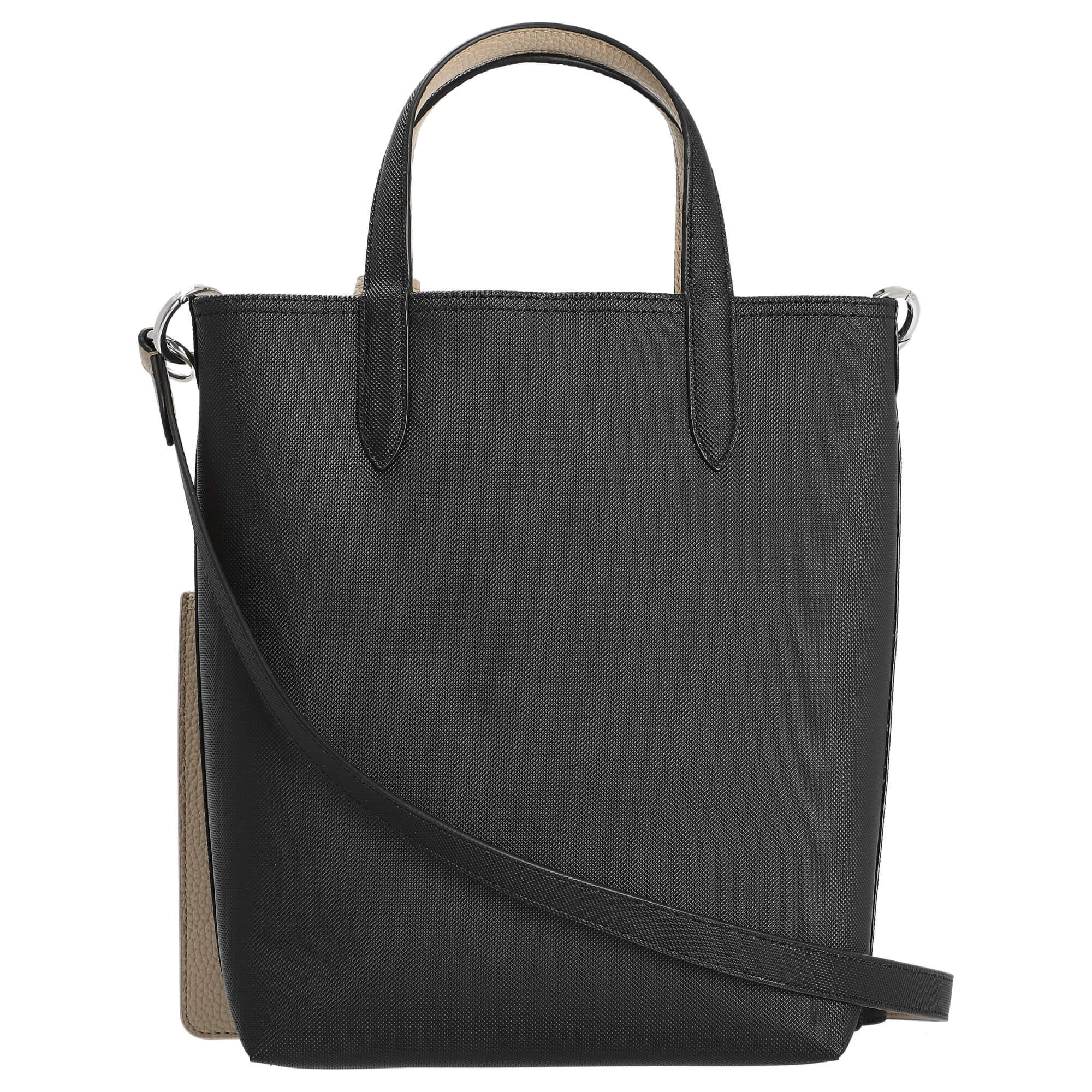 Lacoste Anna - vertical Shopper 29 cm (noir krema) - Image 4