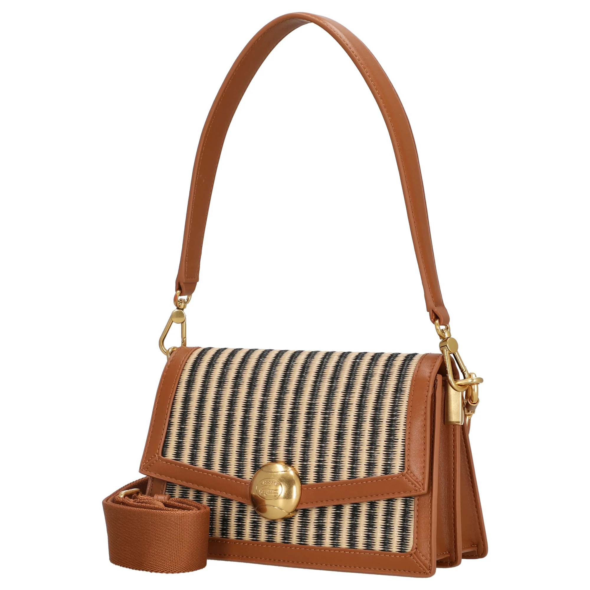 Lacoste Flap Shoulder Bag - Schultertasche 22.5 cm (brown) - Image 2