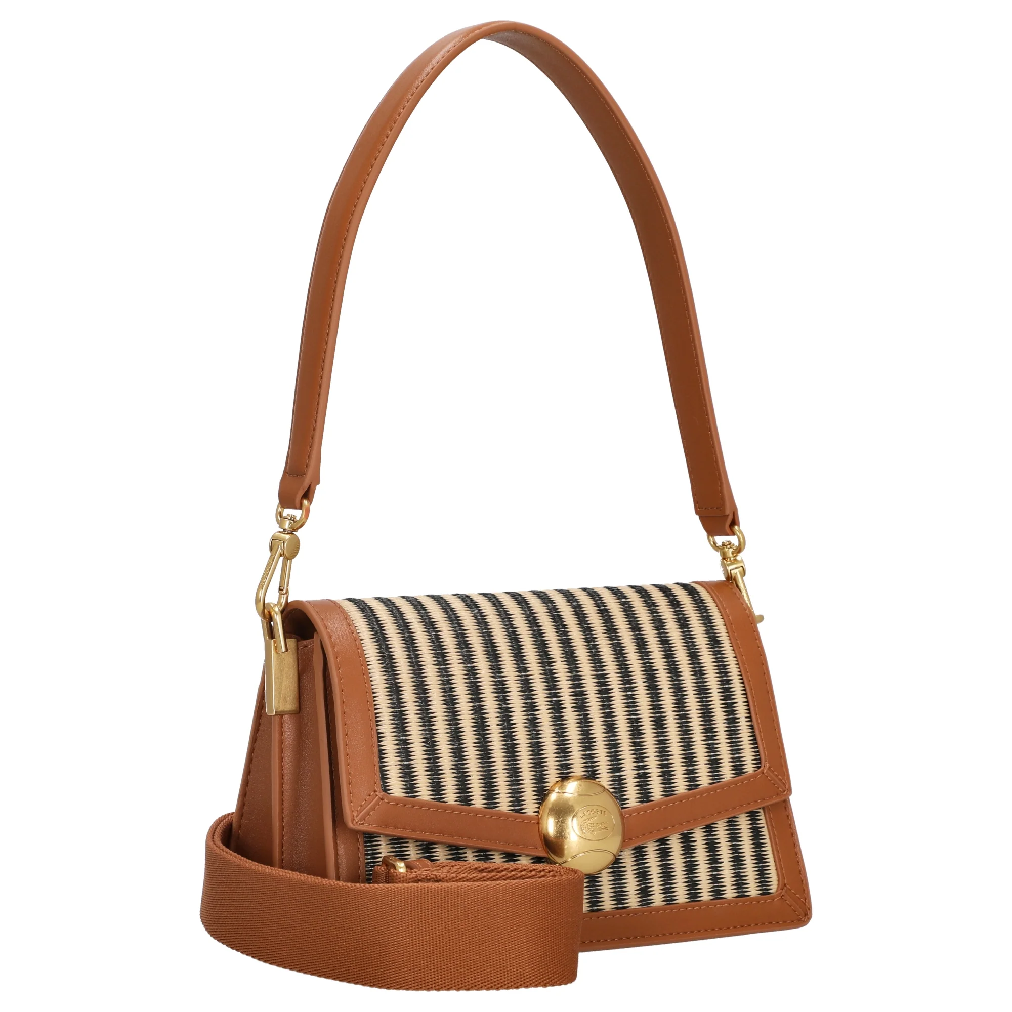 Lacoste Flap Shoulder Bag - Schultertasche 22.5 cm (brown) - Image 5