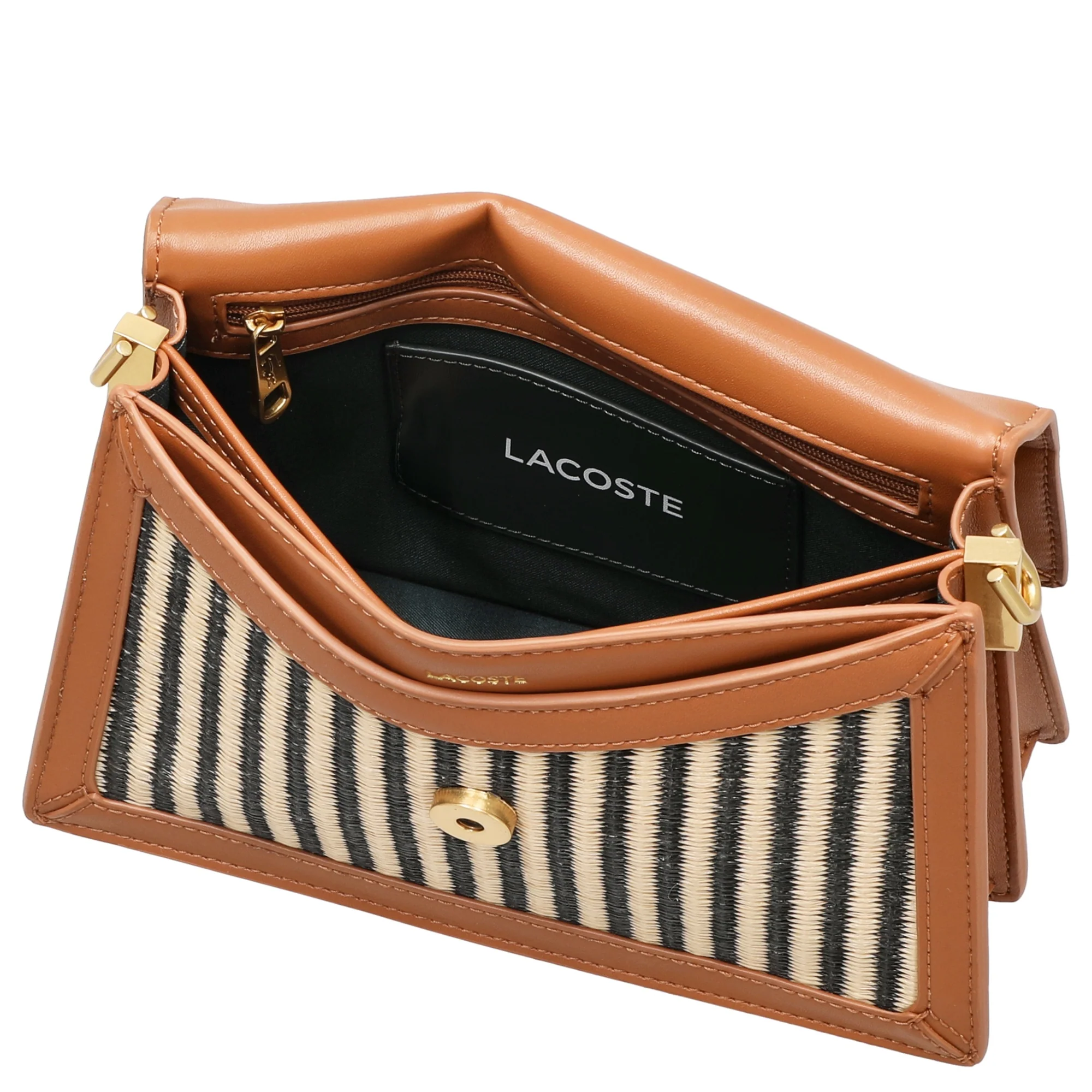 Lacoste Flap Shoulder Bag - Schultertasche 22.5 cm (brown) - Image 6