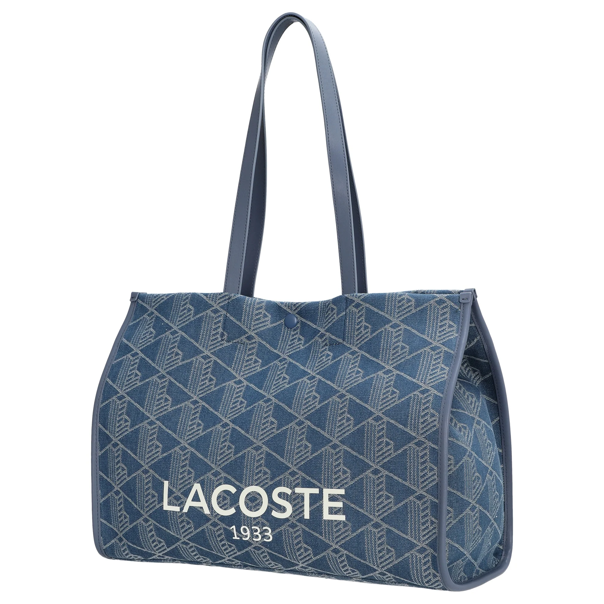 Lacoste Heritage Jacquard - Handtasche 40 cm (mono jacquard denim) - Image 2