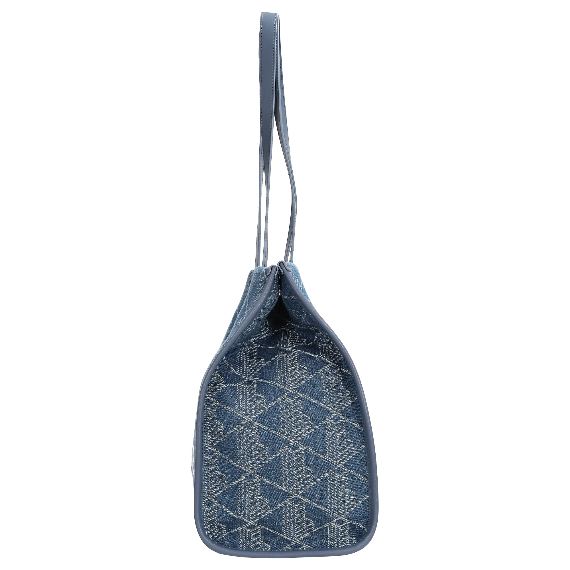 Lacoste Heritage Jacquard - Handtasche 40 cm (mono jacquard denim) - Image 3