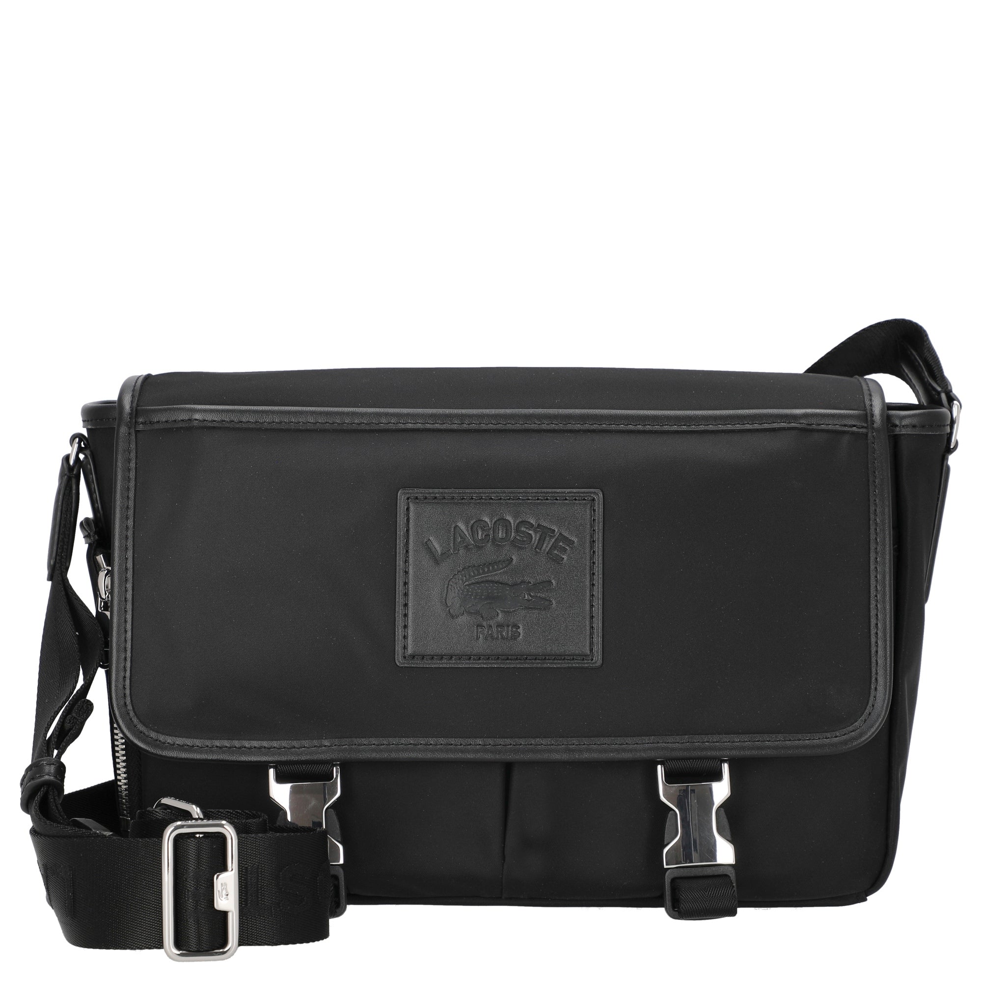 Lacoste Messenger Bag - Umhängetasche 30.5 cm (black)