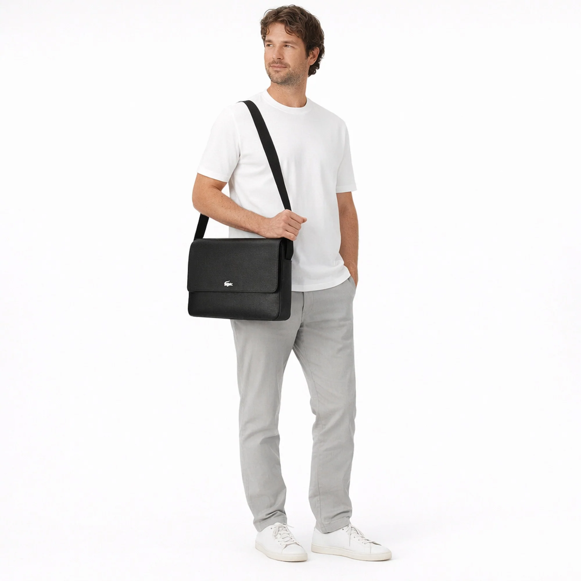 Lacoste Messenger Bag - Umhängetasche 34 cm (noir) - Image 7