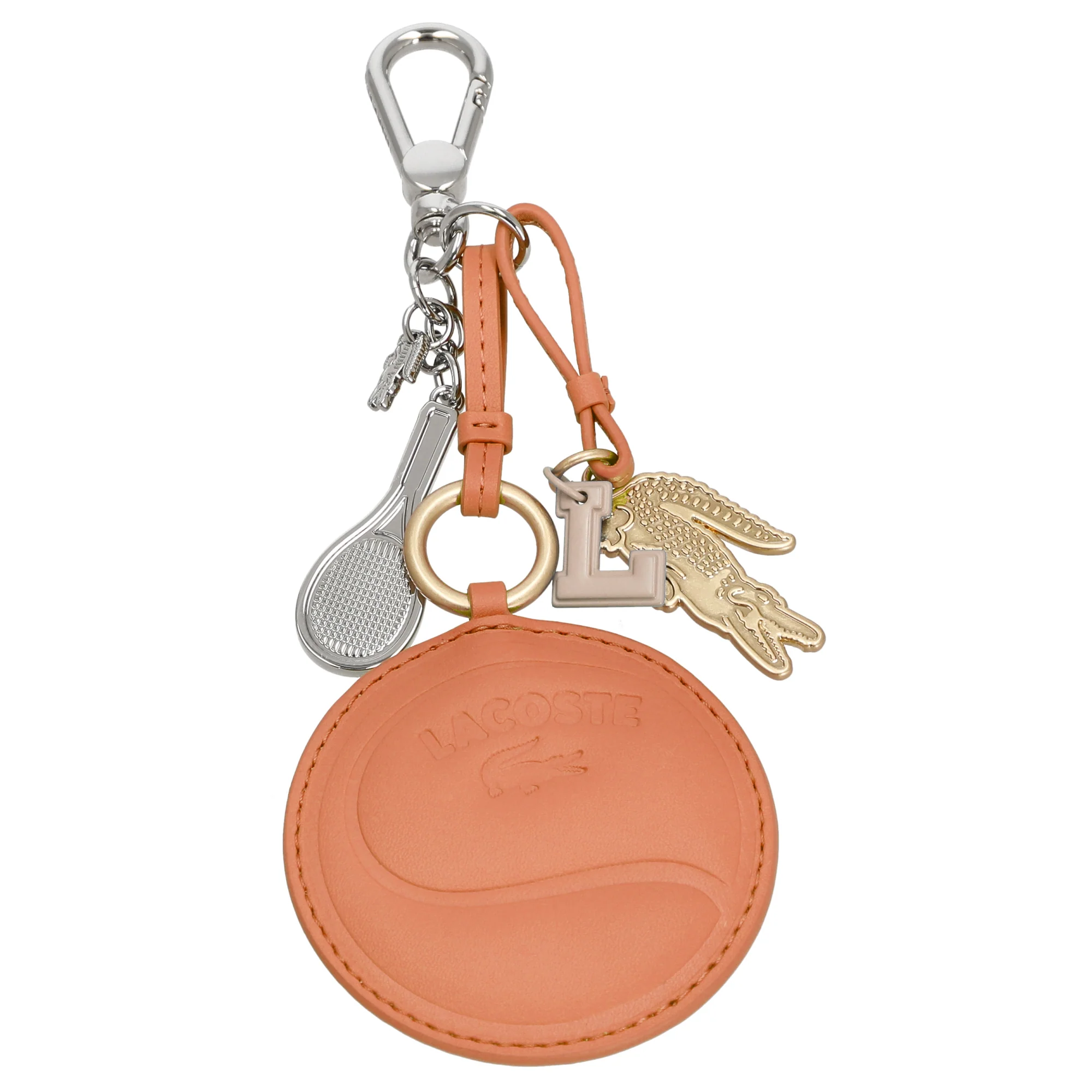 Lacoste Mirror Racket Croc Charm - Schlüsselanhänger (blossom)