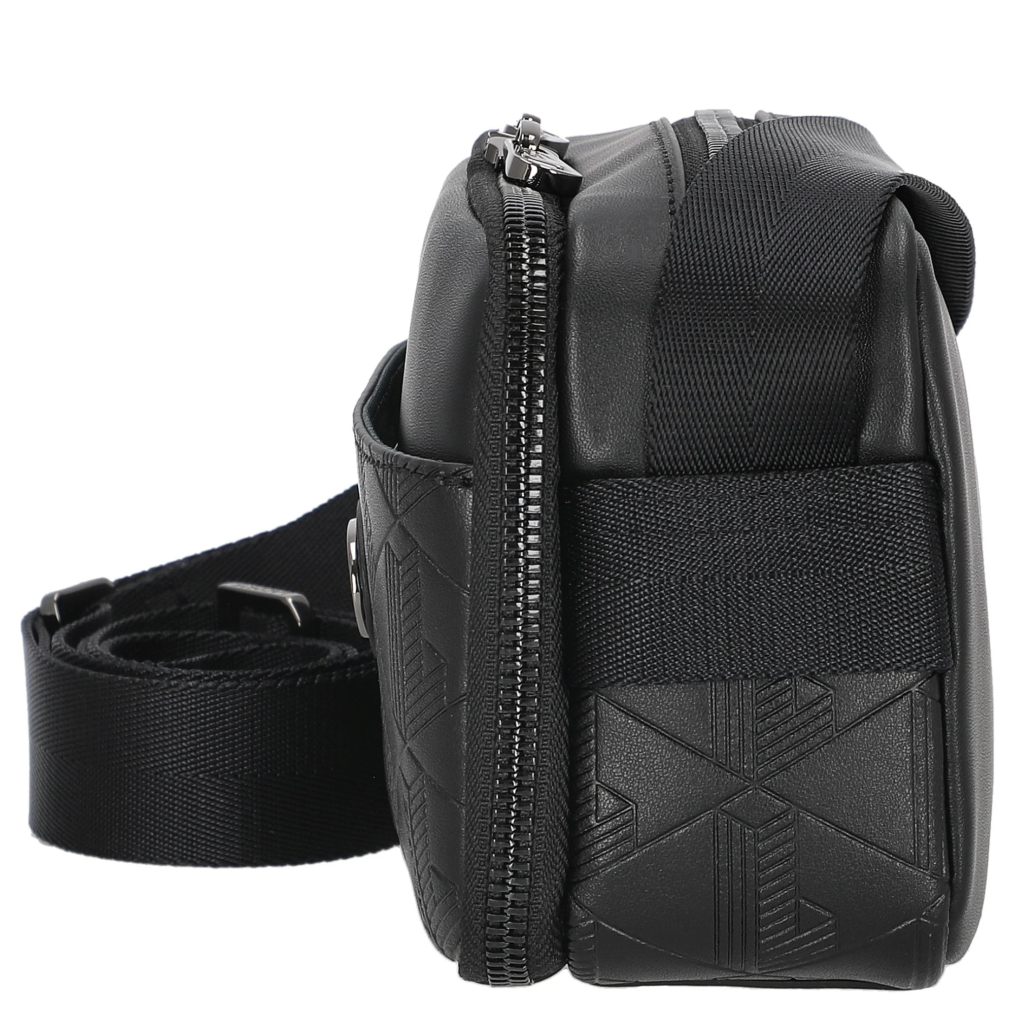 Lacoste Monogramm - Umhängetasche 24 cm (black) - Image 3