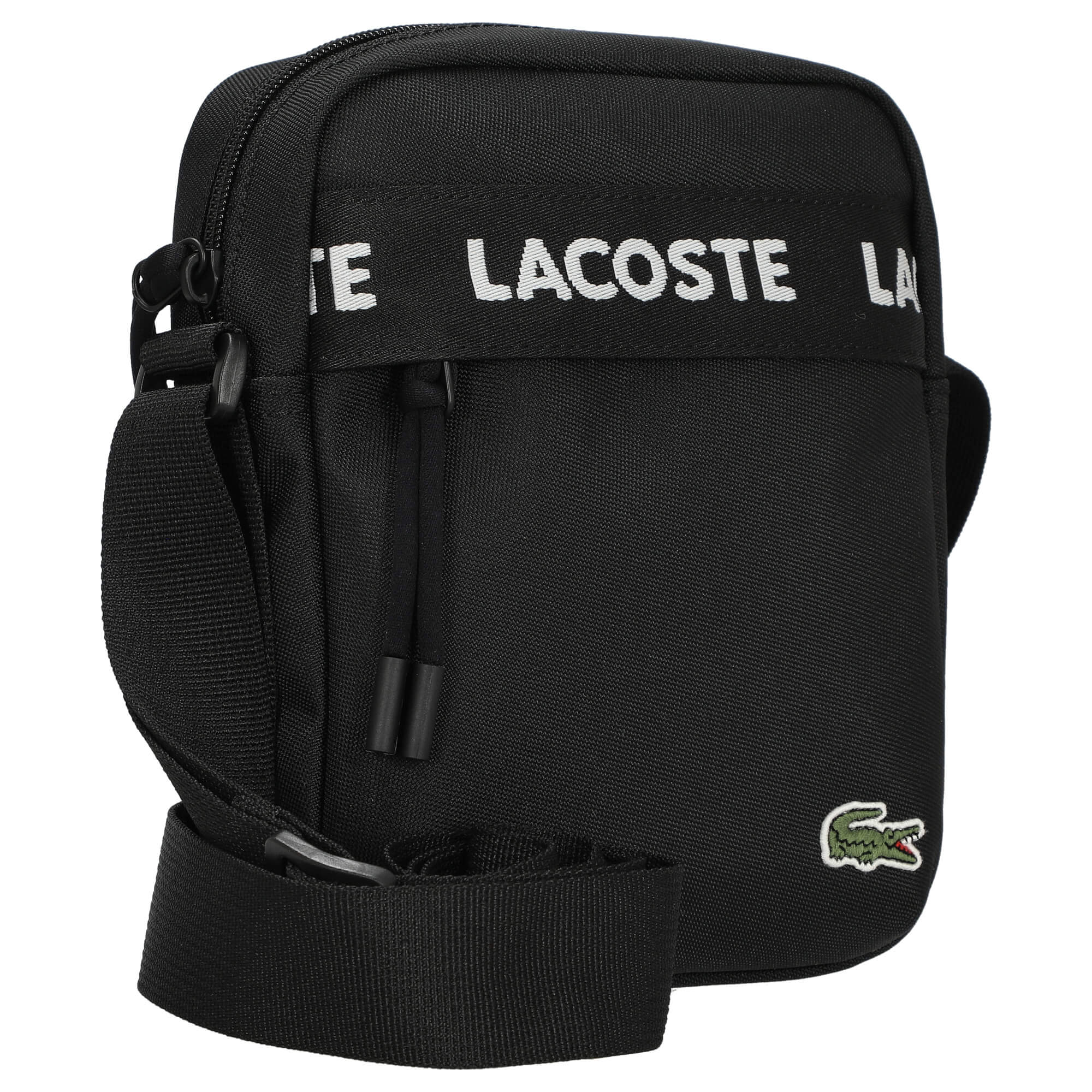 Lacoste Neocroc - Umhängetasche 21 cm (tape noir) - Image 5