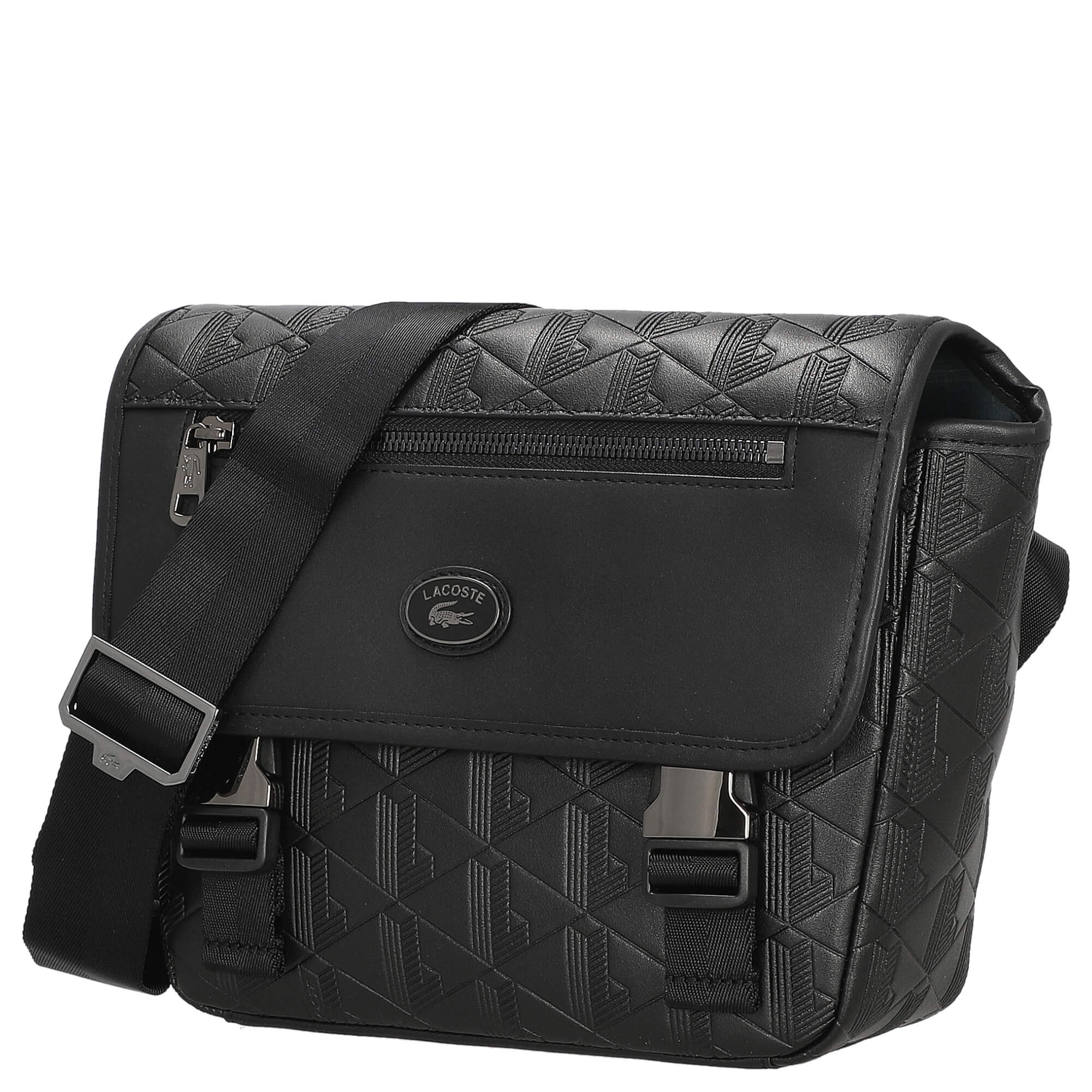 Lacoste Nomogramme - Umhängetasche 28 cm (noir) - Image 2