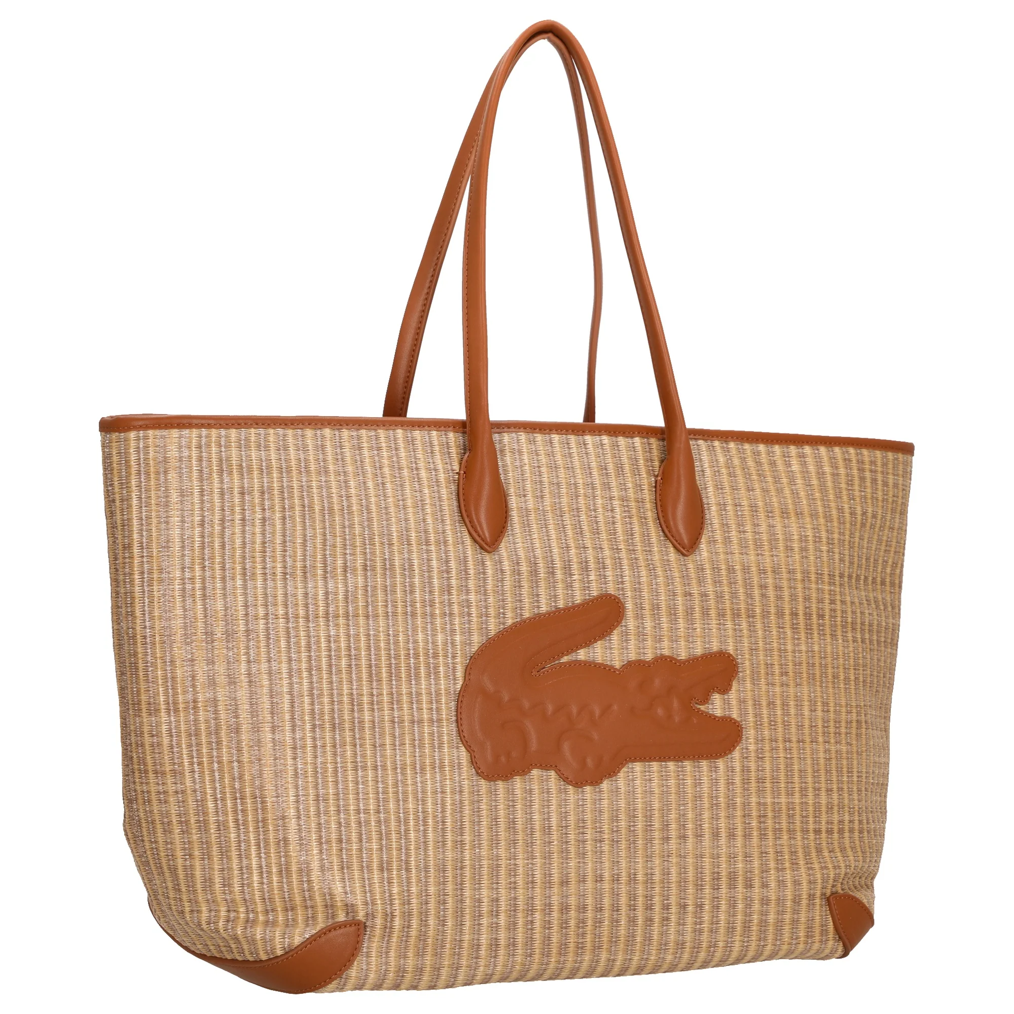 Lacoste Shopping Bag - Shopper 15" 42 cm (natural tan) - Image 5