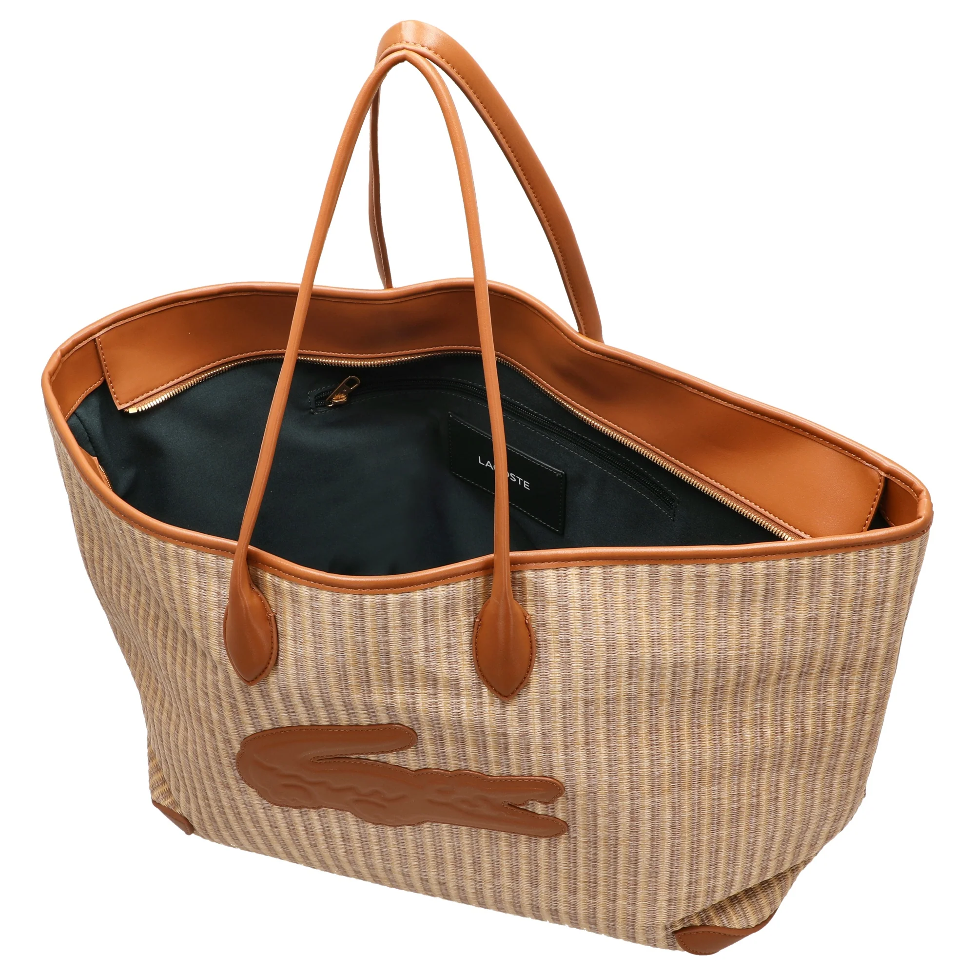 Lacoste Shopping Bag - Shopper 15" 42 cm (natural tan) - Image 6