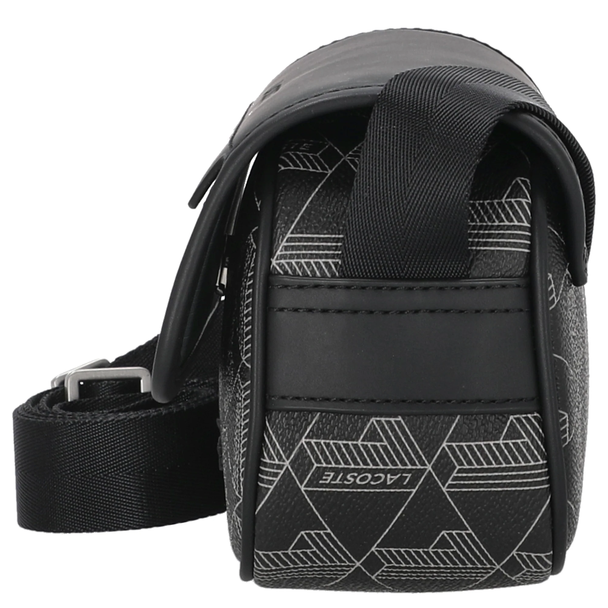 Lacoste The Blend Mini - Umhängetasche 19 cm (monogram noir gris) - Image 3