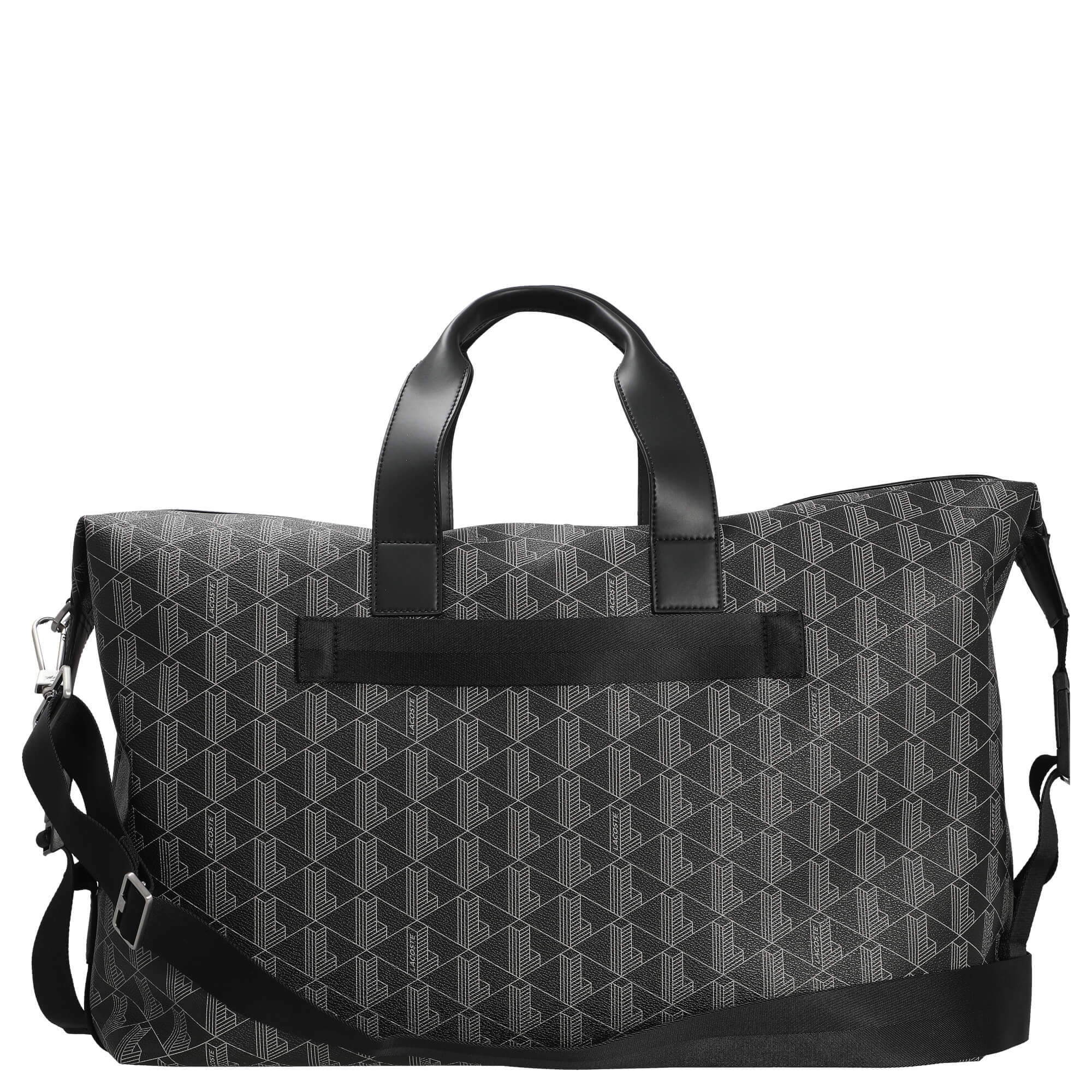 Lacoste The Blend - Reisetasche 15" 50 cm (monogram noir gris) - Image 4