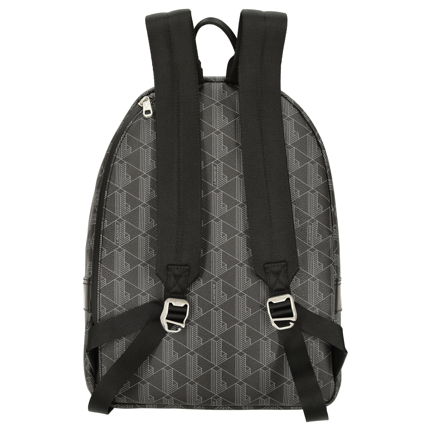 Lacoste The Blend - Rucksack aus Canvas 40 cm (allover monogram black) - Image 4