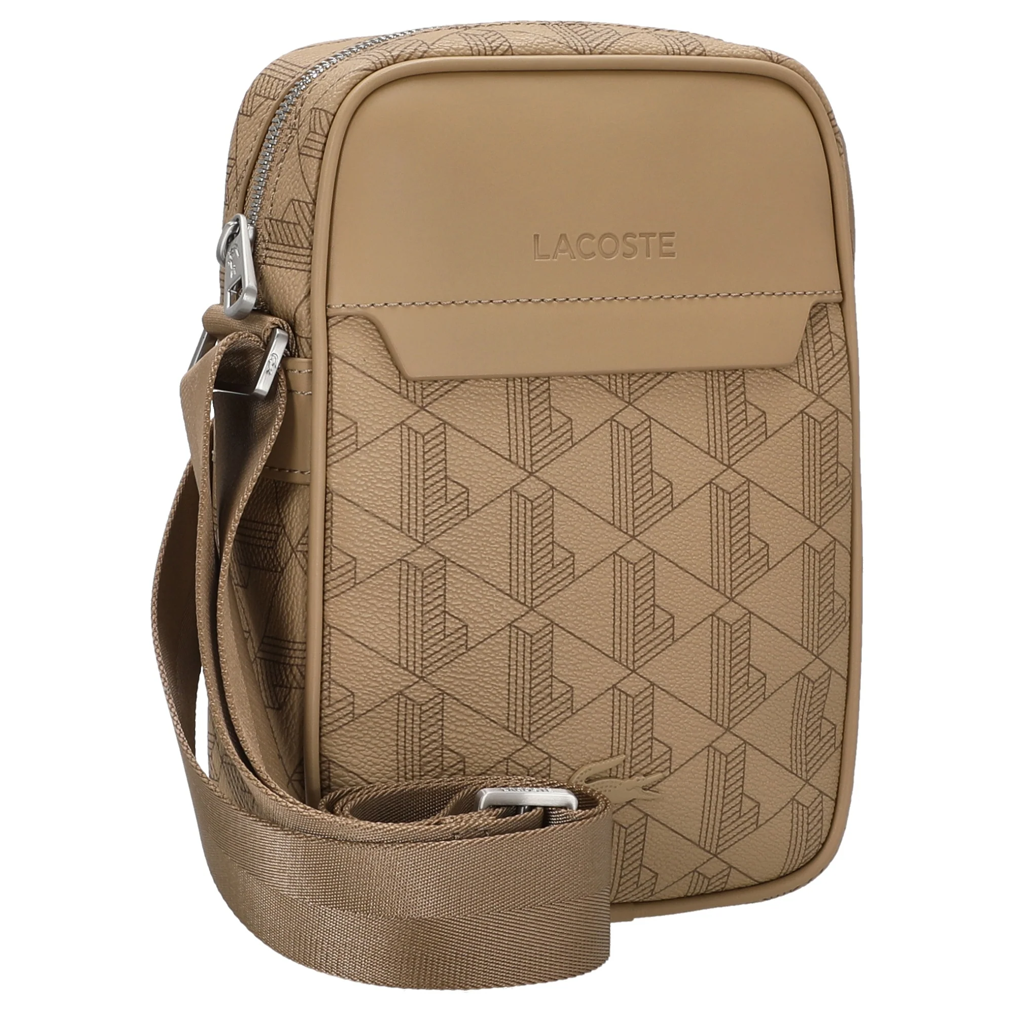 Lacoste The Blend - vertical Umhängetasche 21.5 cm (mono viennois otter) - Image 5