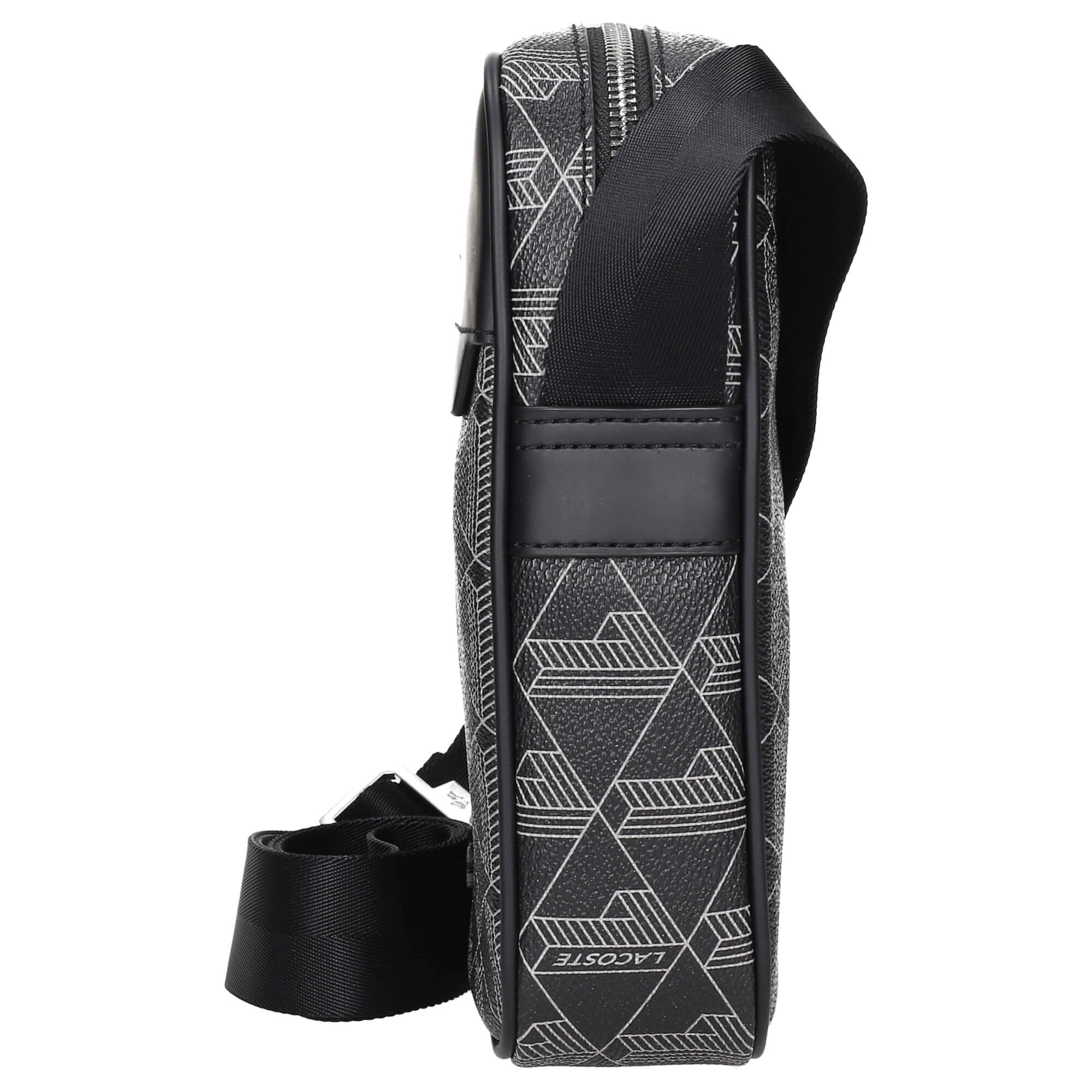 Lacoste The Blend - vertical Umhängetasche 21.5 cm (monogram noir gris) - Image 3
