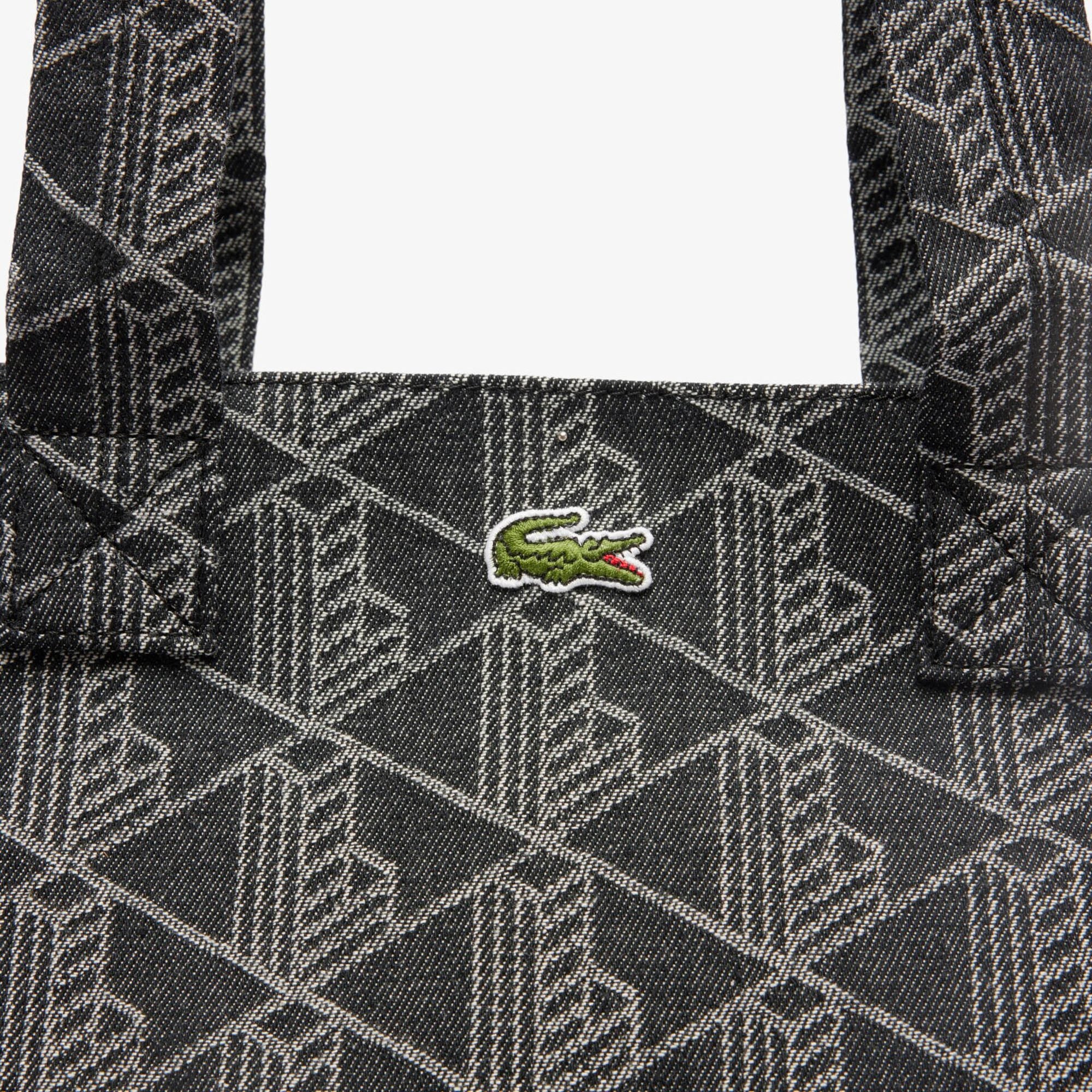 Lacoste XL Z Shopping Bag - Schultertasche 61 cm (mono jacquard) - Image 5