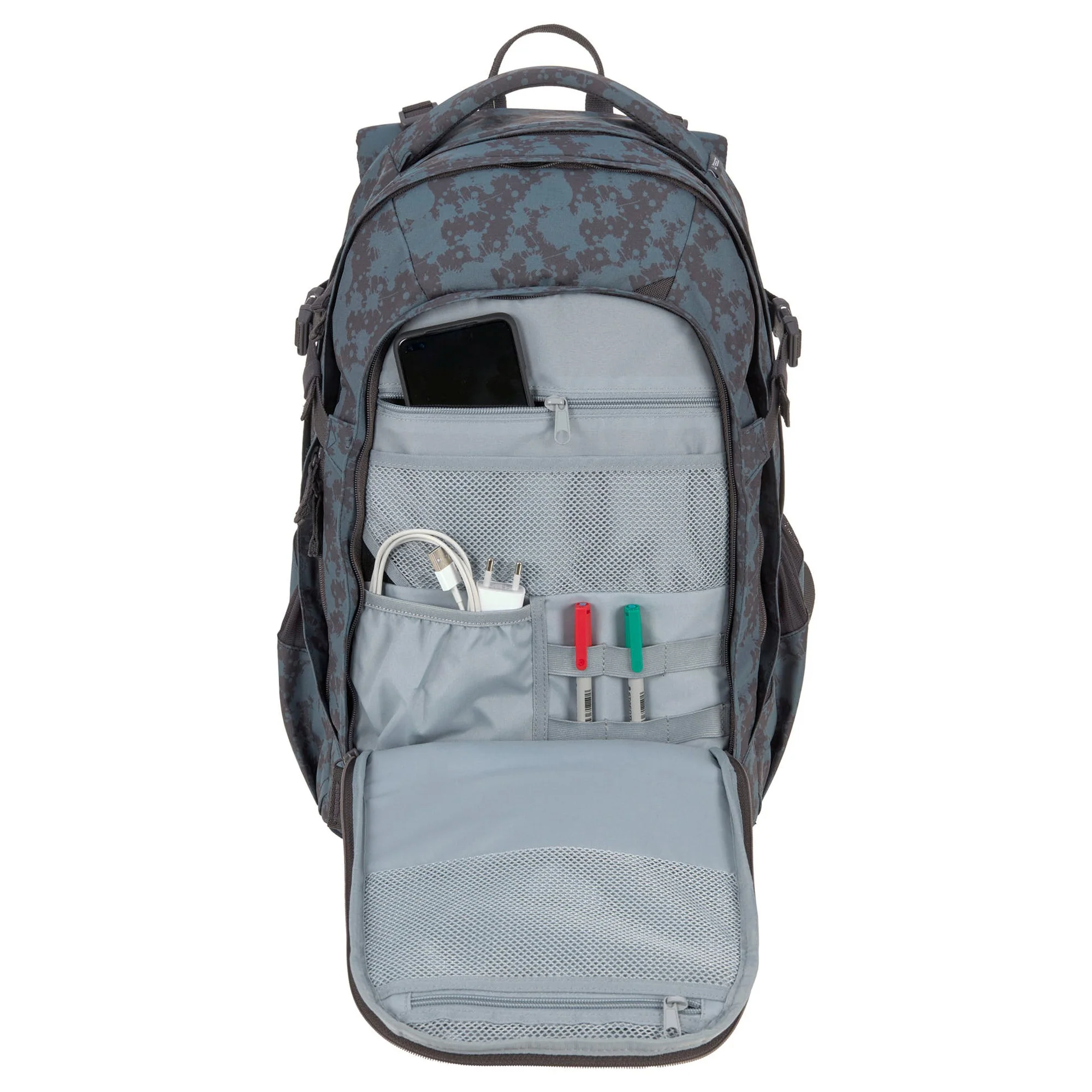 Lässig Bold Origin - Schulrucksack 46.5 cm (Spots Blue) - Image 4