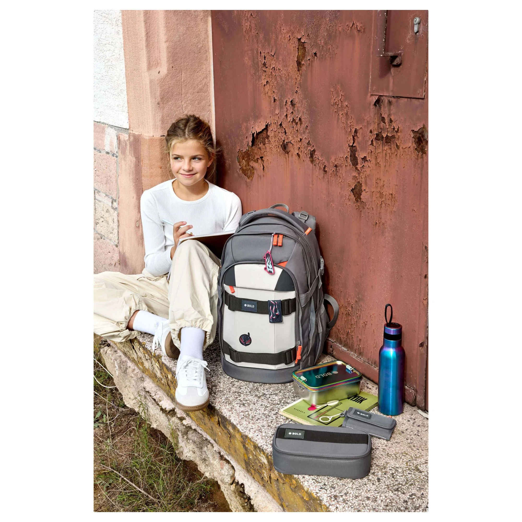 Lässig Bold - Schlampermäppchen 22.5 cm (Anthracite) - Image 5