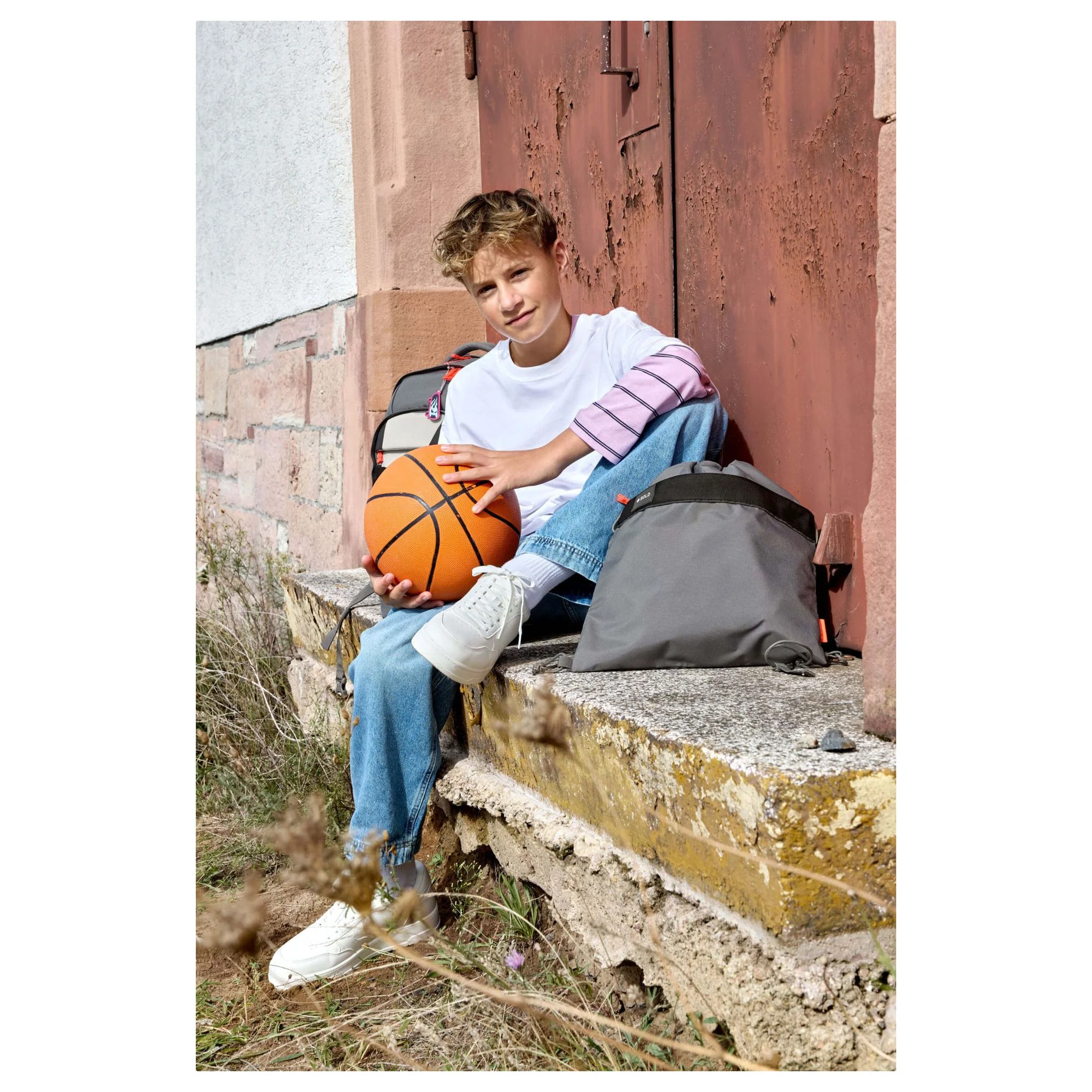 Lässig Bold - Turnbeutel 42 cm (Anthracite) - Image 5