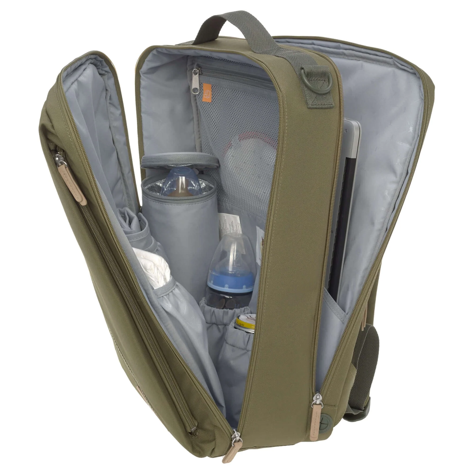 Lässig Green Label Tidy Talent - Wickelrucksack 15" 45 cm (olive) - Image 4
