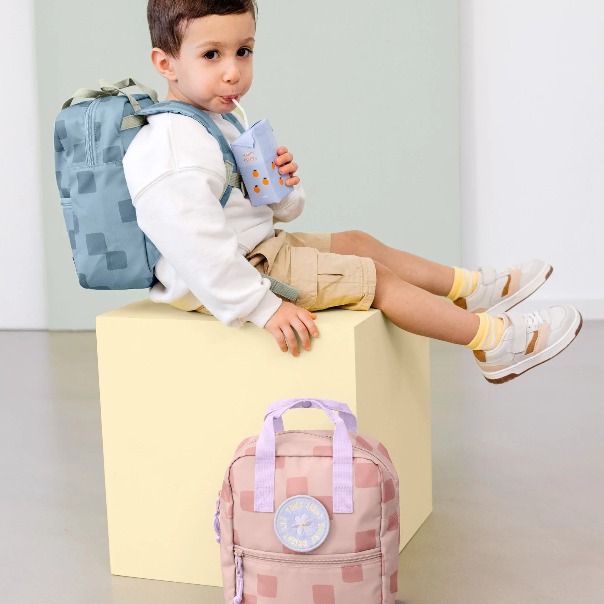 Lässig Mini Pattern Party Square - Kinderrucksack 28 cm (rose) - Image 7