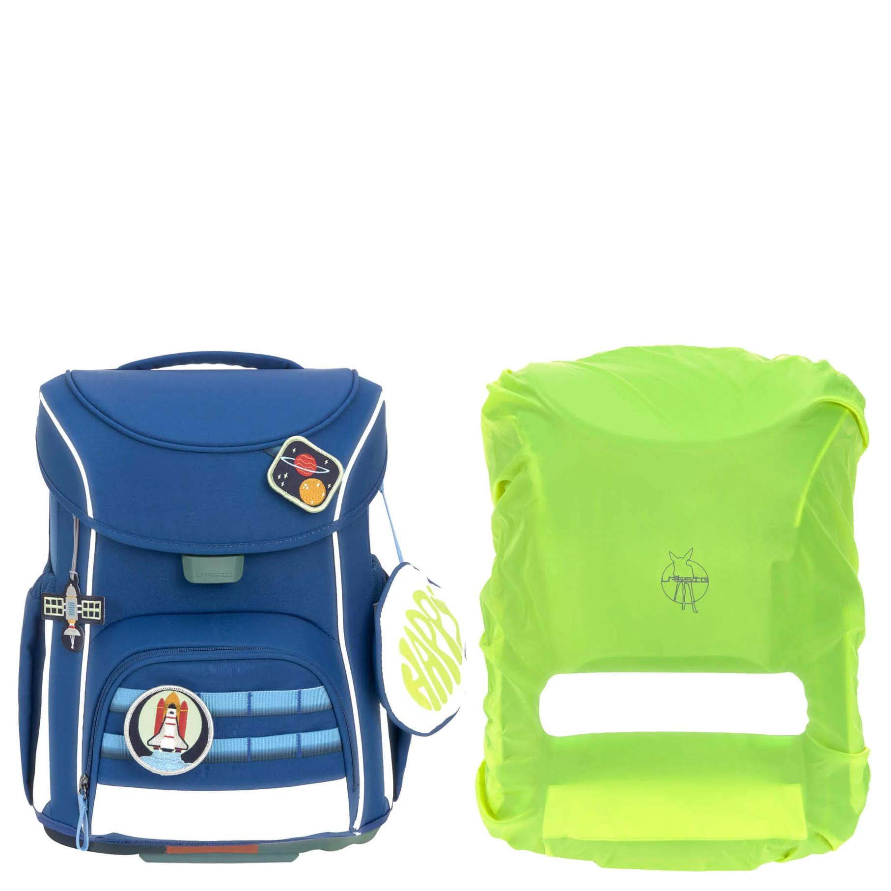 Lässig School Set Slim Unique - Schulranzen Set 7tlg. (Dark Blue) - Image 8