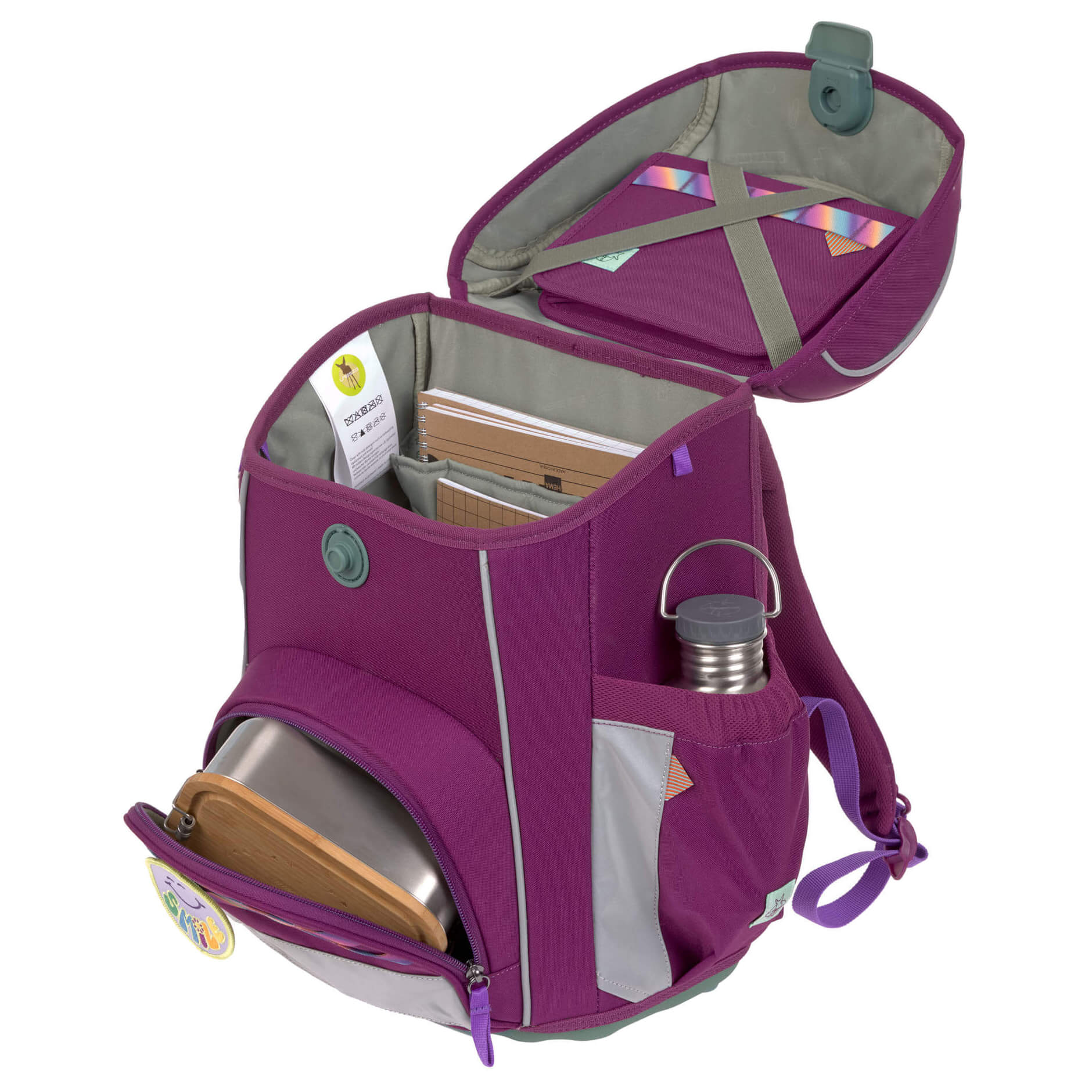 Lässig School Set Slim Unique - Schulranzen Set 7tlg. (Lilac) - Image 4