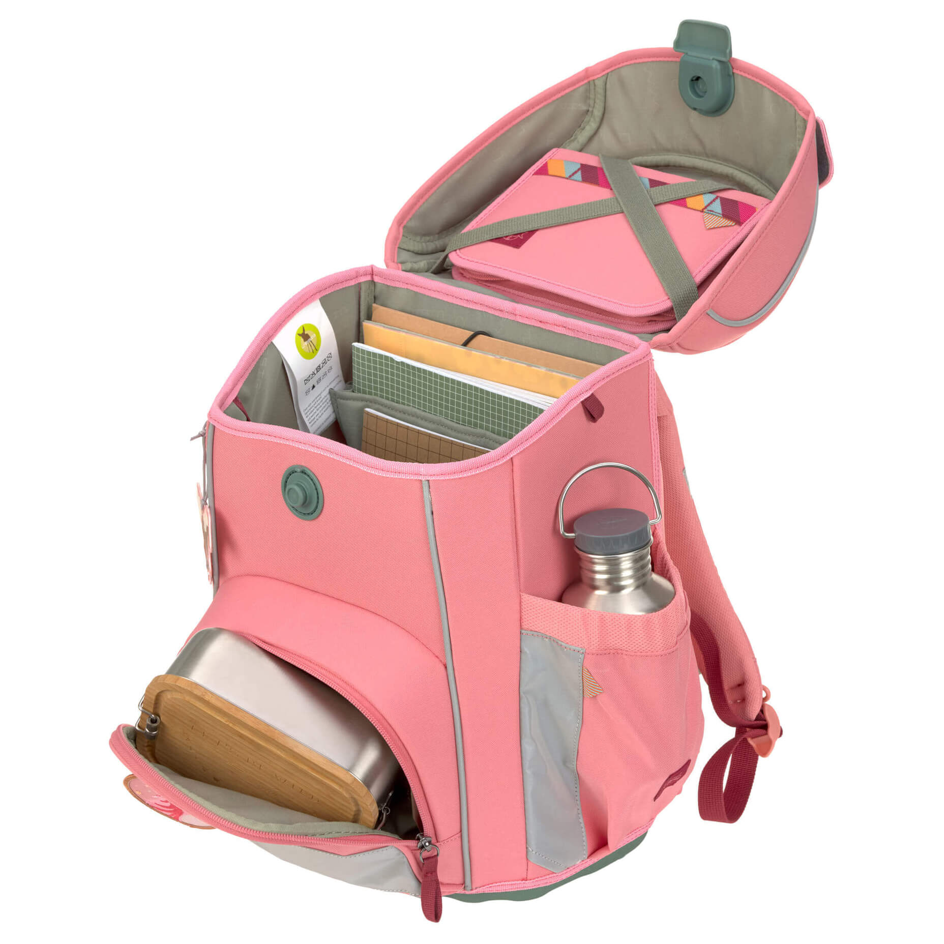 Lässig School Set Slim Unique - Schulranzen Set 7tlg. (Pink) - Image 5