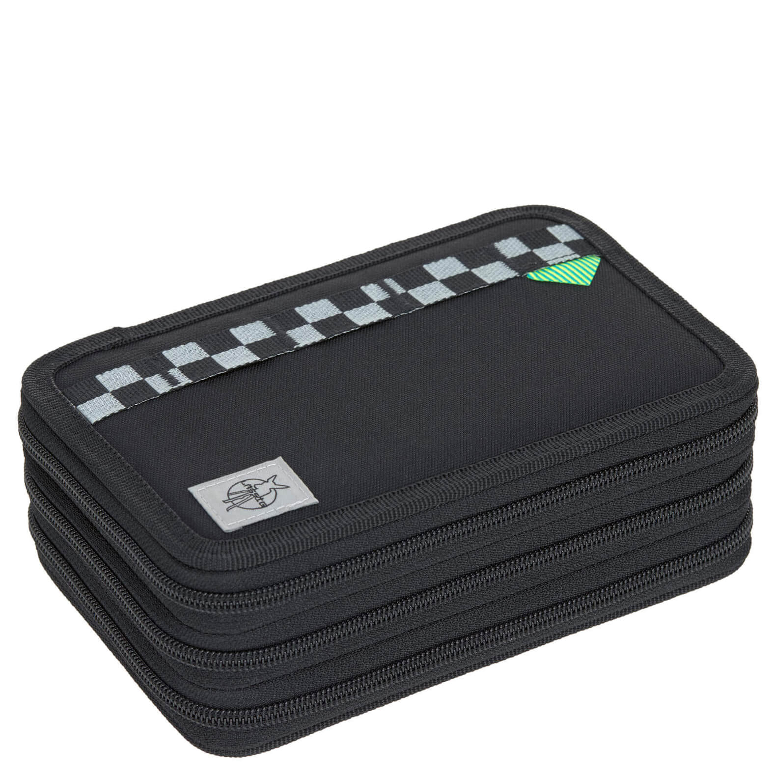 Lässig School Triple Pencil Case - Mäppchen (Unique Black)