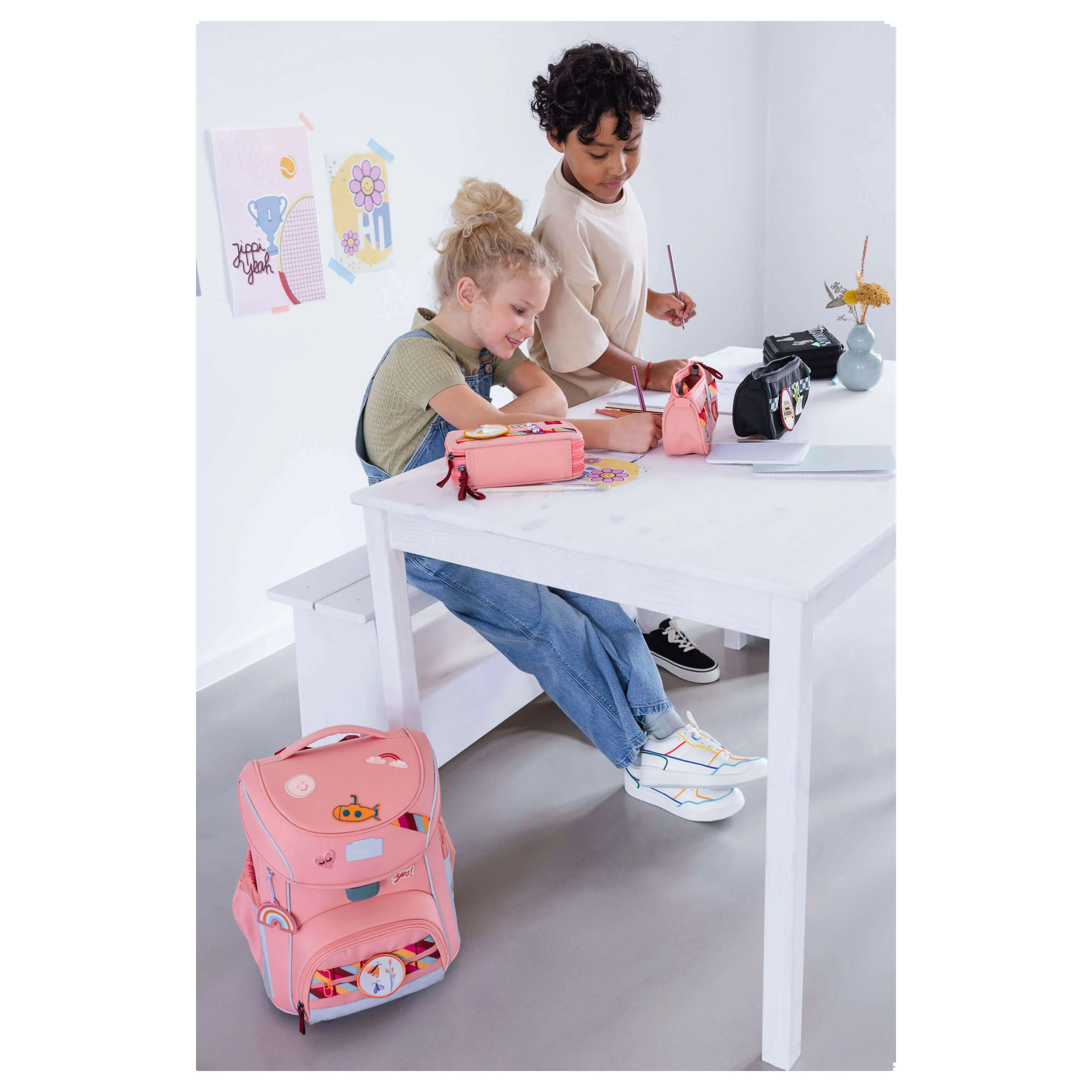 Lässig School Triple Pencil Case - Mäppchen (Unique Pink) - Image 6
