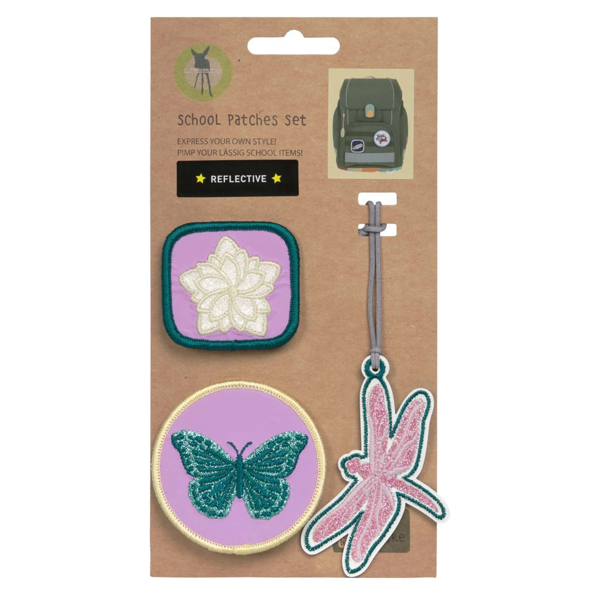 Lässig Zubehör School Patches Set - Anhänger/Patches (Dragonfly) - Image 3