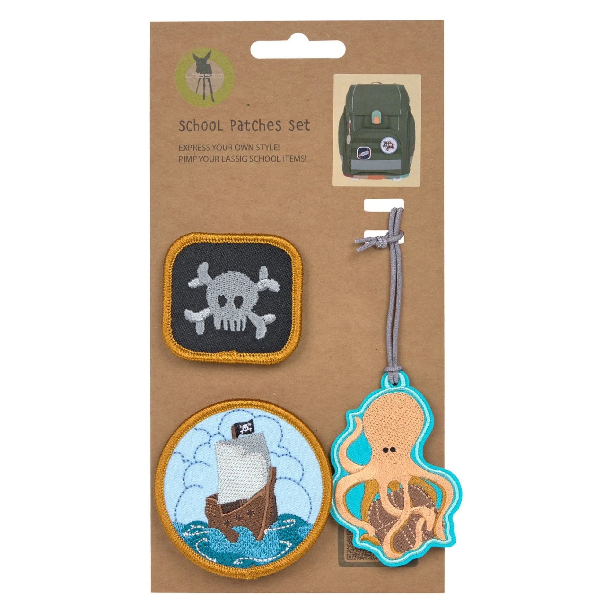 Lässig Zubehör School Patches Set - Anhänger/Patches (Pirates) - Image 5
