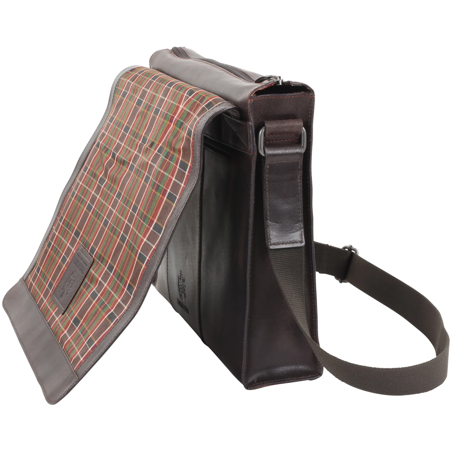 Leonhard Heyden Dakota - Umhängetasche L Leder 38 cm (braun) - Image 5