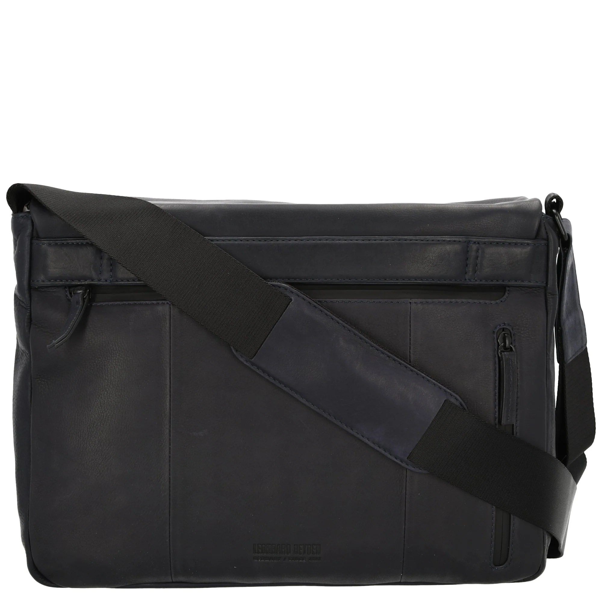 Leonhard Heyden Den Haag - Umhängetasche L Leder 13" 39 cm (blau) - Image 4