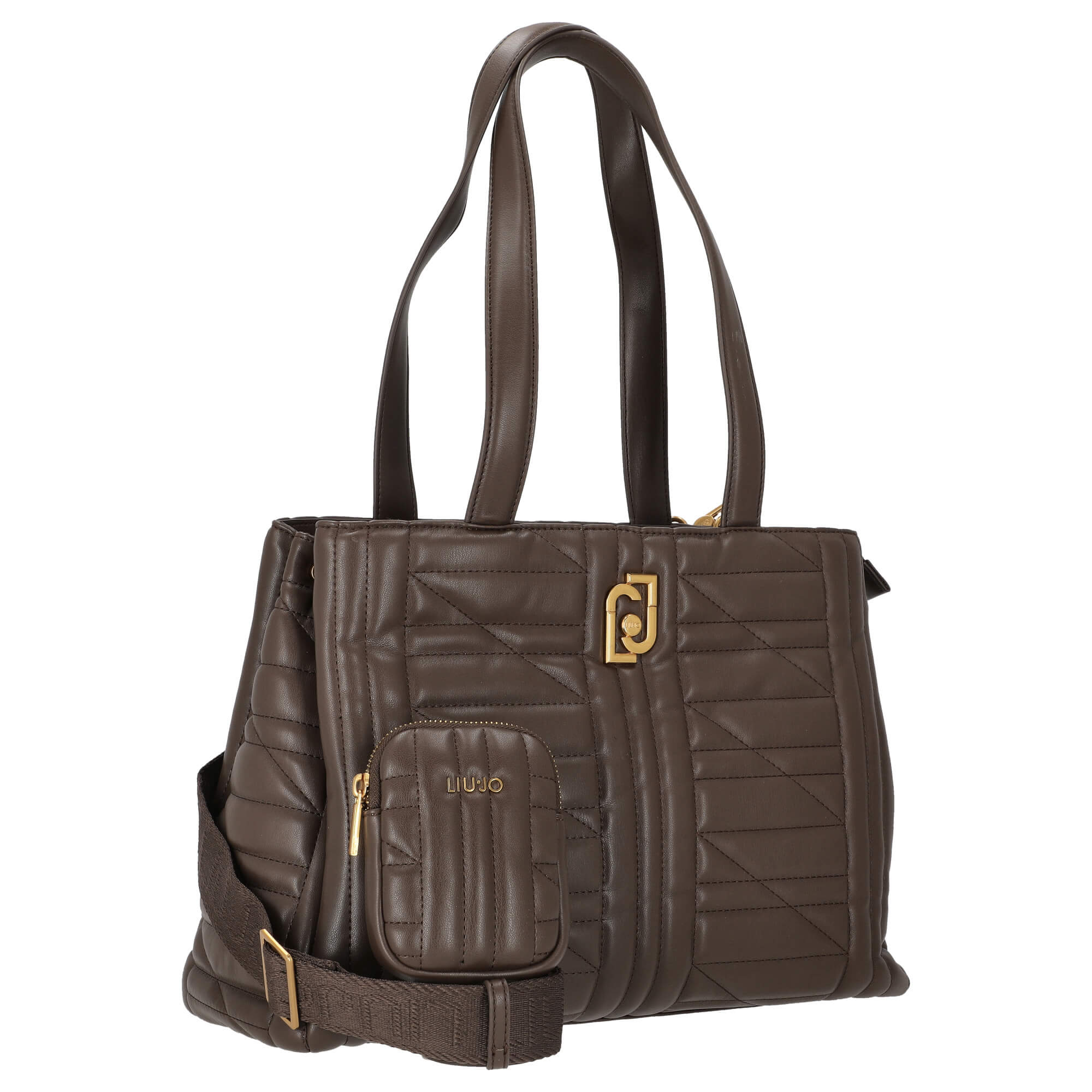 Liu Jo Achala - Shopper M 35 cm (moro light) - Image 5