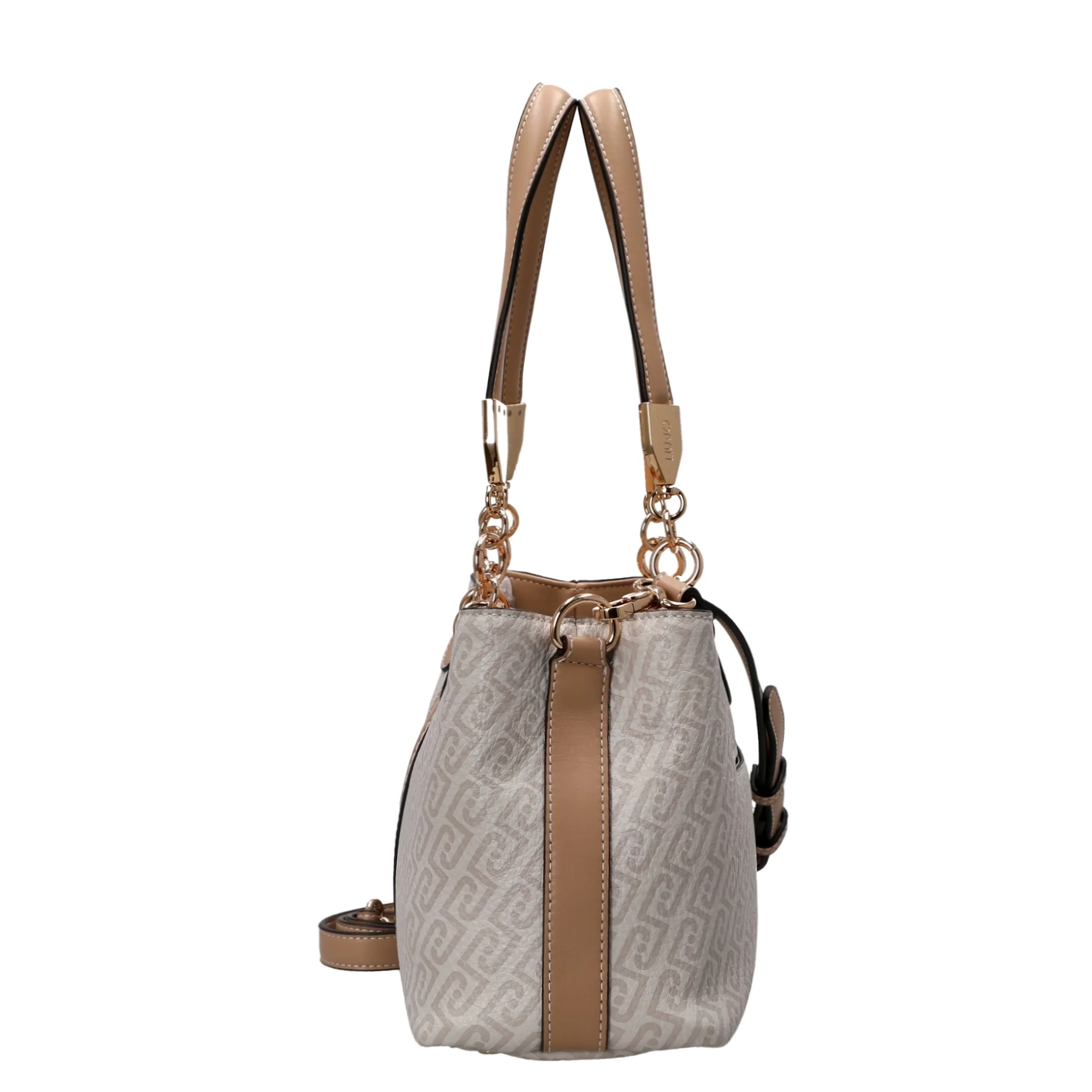 Liu Jo Ematite - Shopper S 30 cm (naturale/dk.cipria) - Image 3