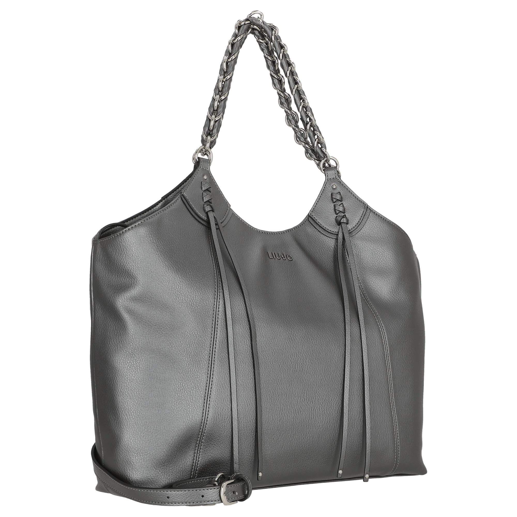 Liu Jo Euthalia - Shopper L 43 cm (antracite met.) - Image 5