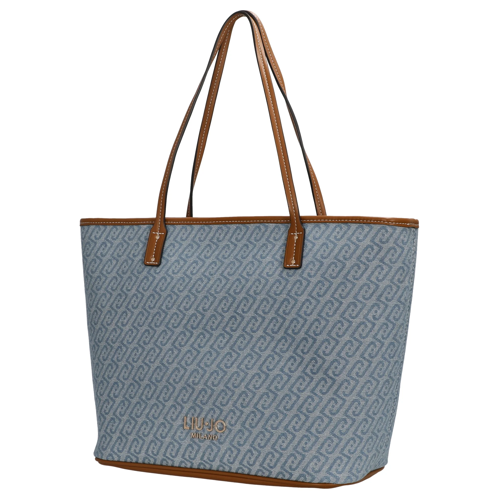Liu Jo Evrim - Shopper M 32 cm (dusty blue) - Image 2