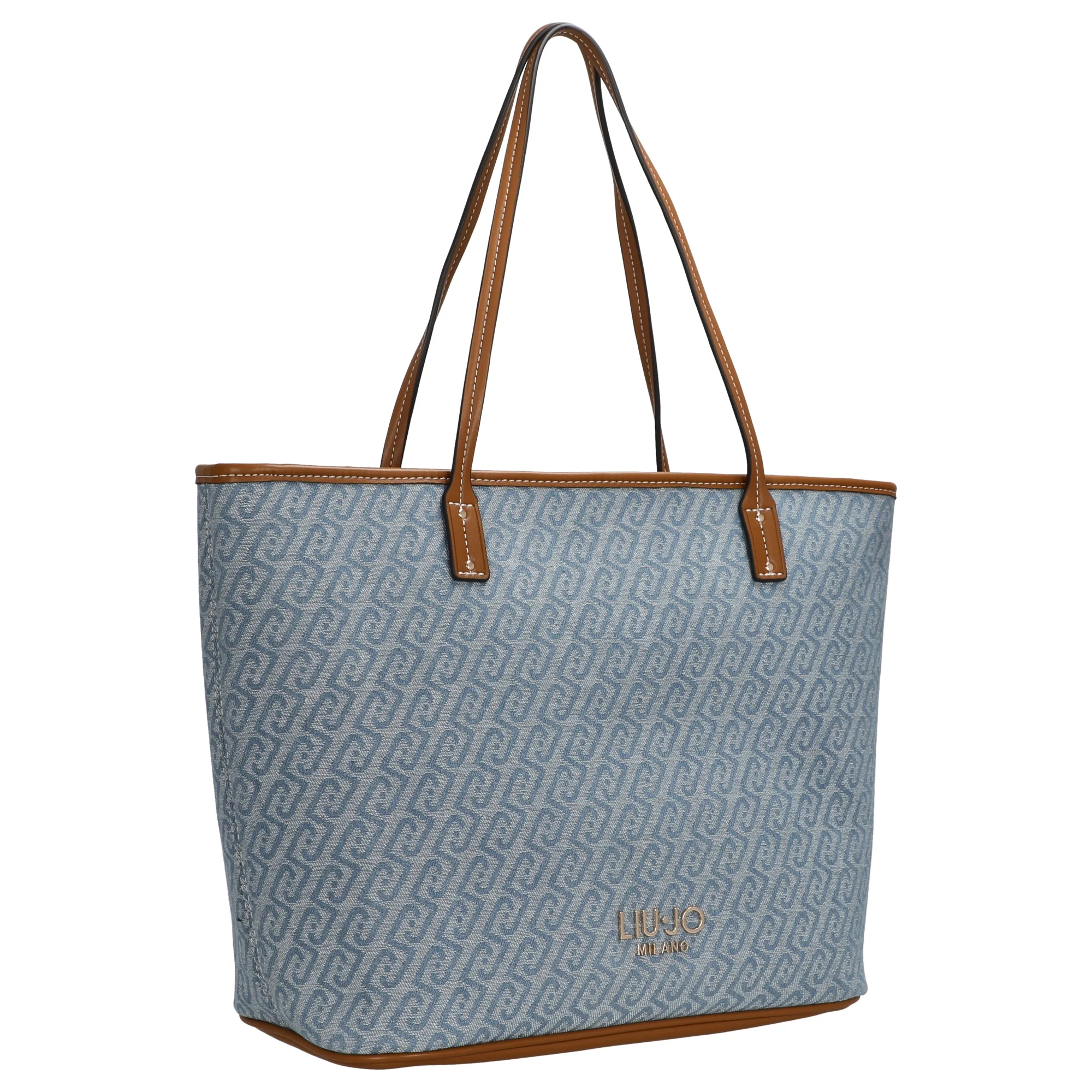 Liu Jo Evrim - Shopper M 32 cm (dusty blue) - Image 5
