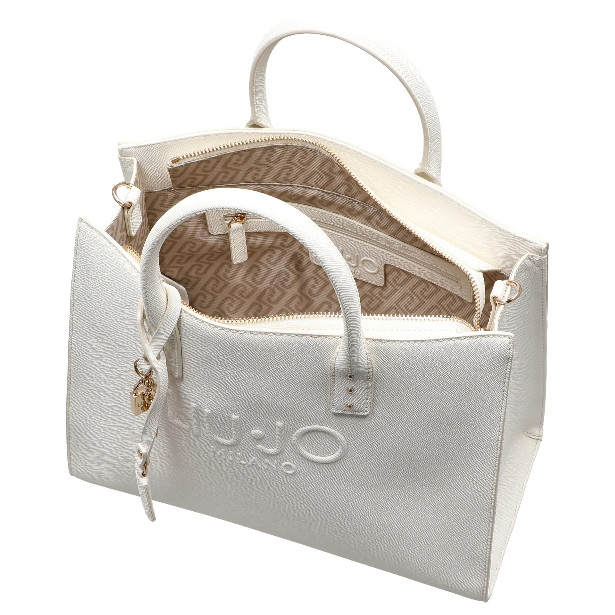 Liu Jo Halona - Henkeltasche M 32 cm (cream) - Image 6