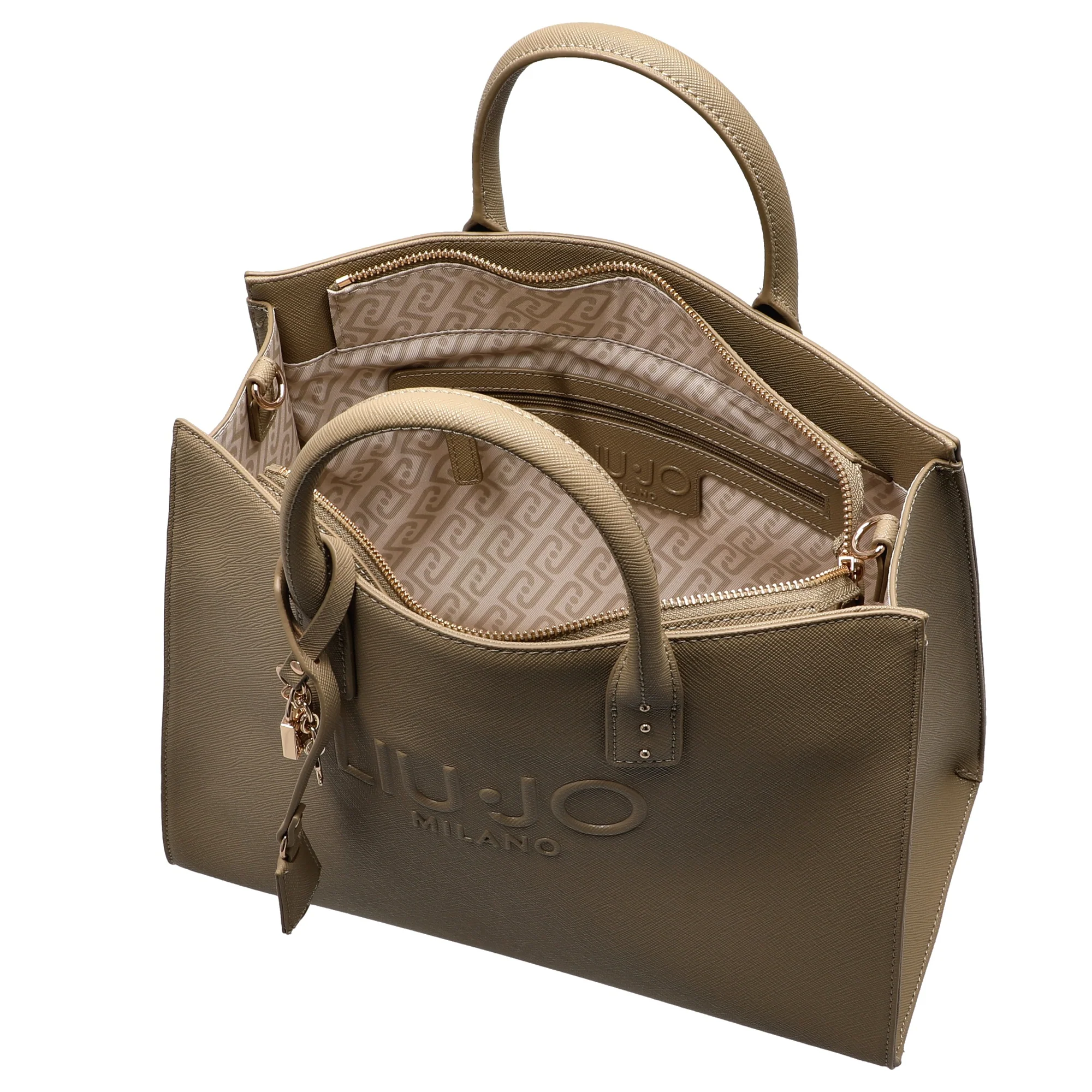 Liu Jo Halona - Henkeltasche M 32 cm (mud) - Image 6