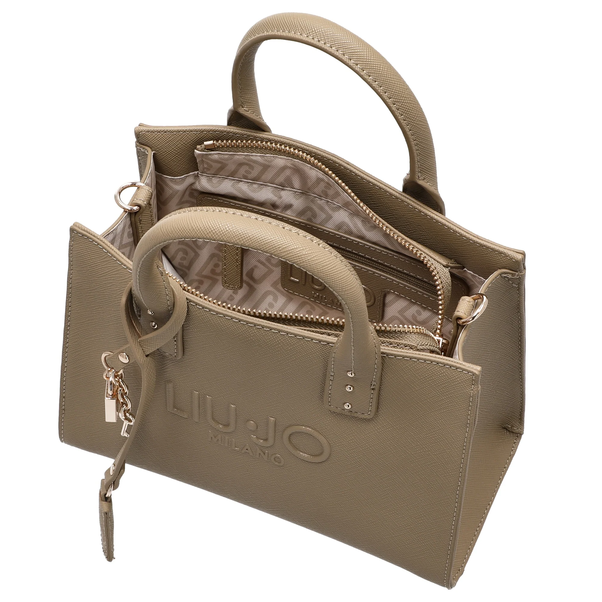 Liu Jo Halona - Henkeltasche S 23 cm (mud) - Image 6